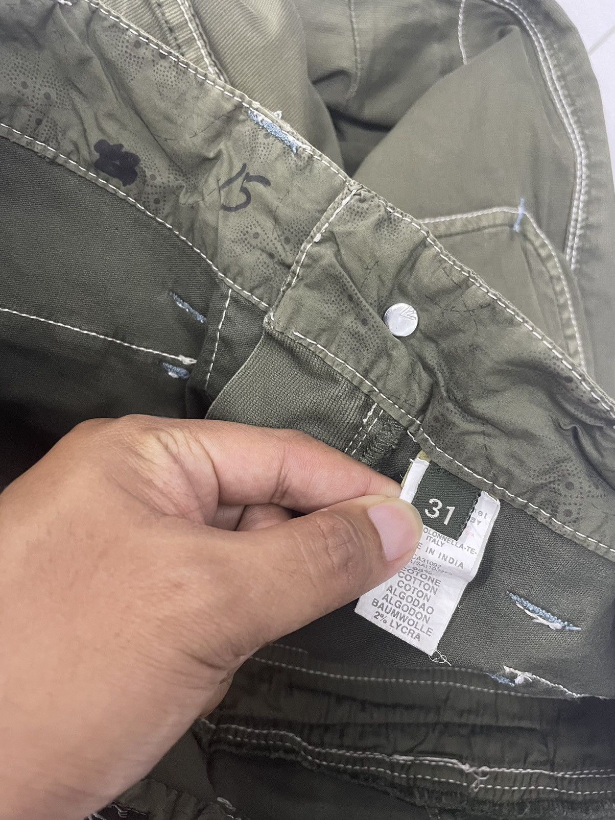 Energie × Japanese Brand × PPFM Energie Cargo Pants Double Knee Cargo Pants Size US 33 - 8 Thumbnail