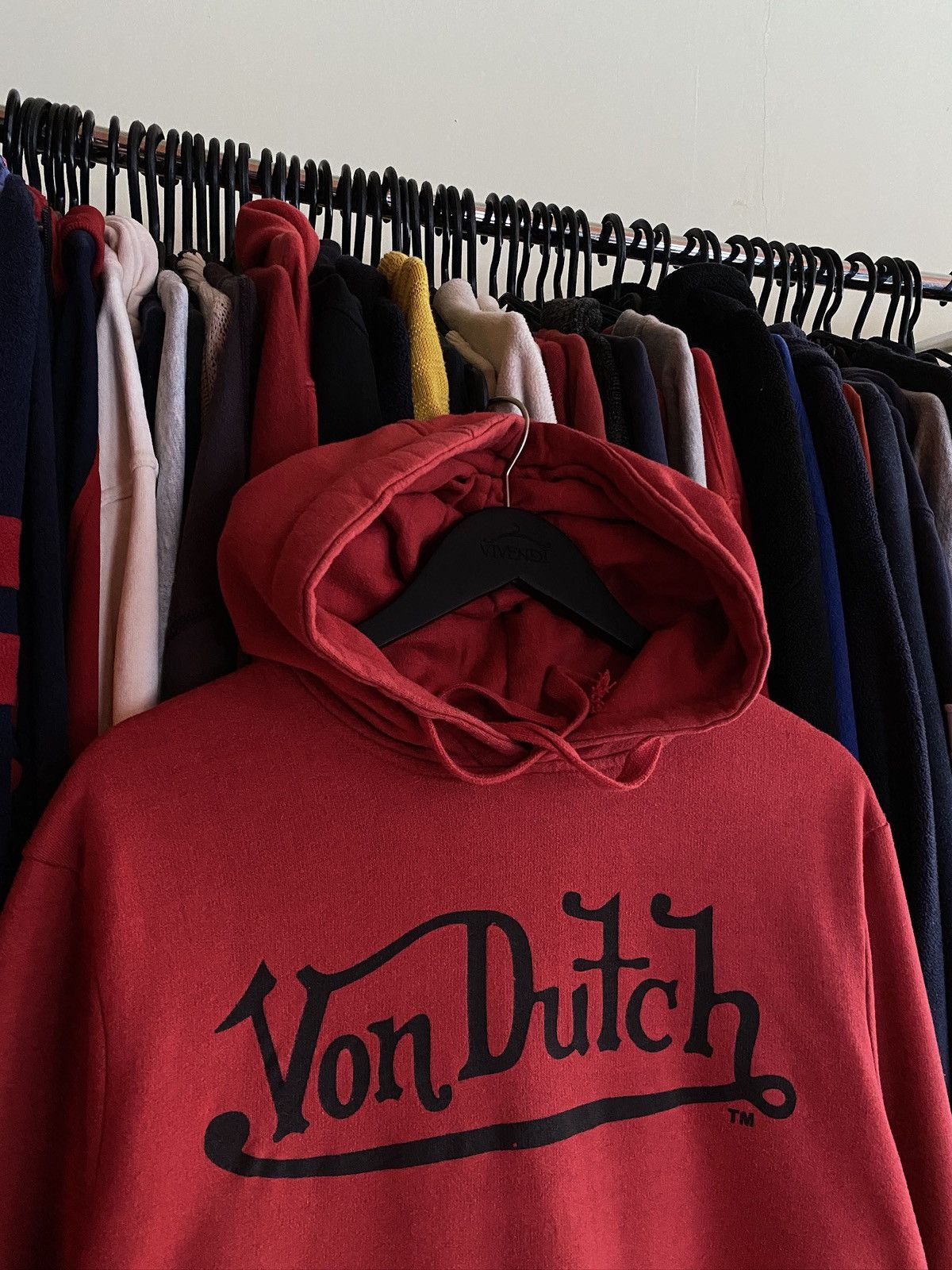 Von Dutch VINTAGE VON DUTCH BIG LOGO HOODIE Y2k Size US L / EU 52-54 / 3 - 2 Thumbnail