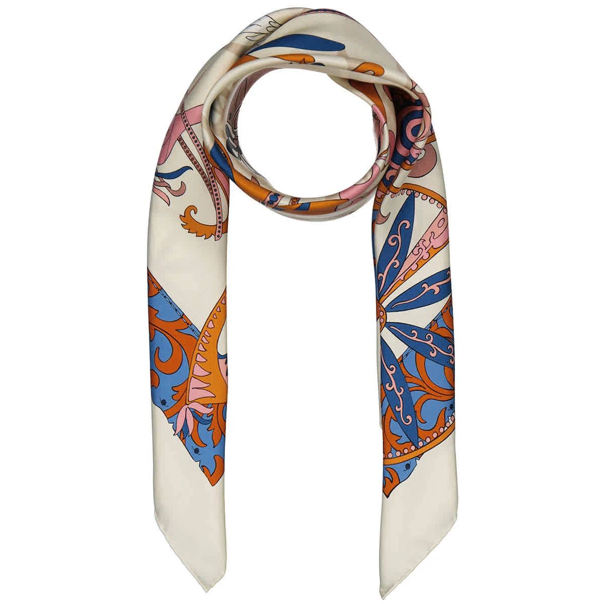 Salvatore Ferragamo o1s1rm1024 Size: 90x90 Cm / Scarf in Multicolor Size ONE SIZE - 2 Thumbnail