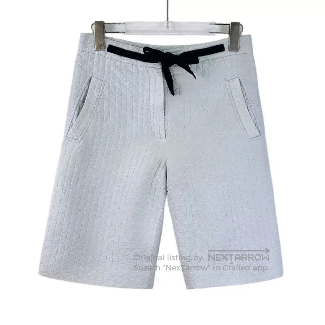 Dior Dior Light Blue Silk Casual Shorts. Size US 36 / EU 52 - 1 Thumbnail