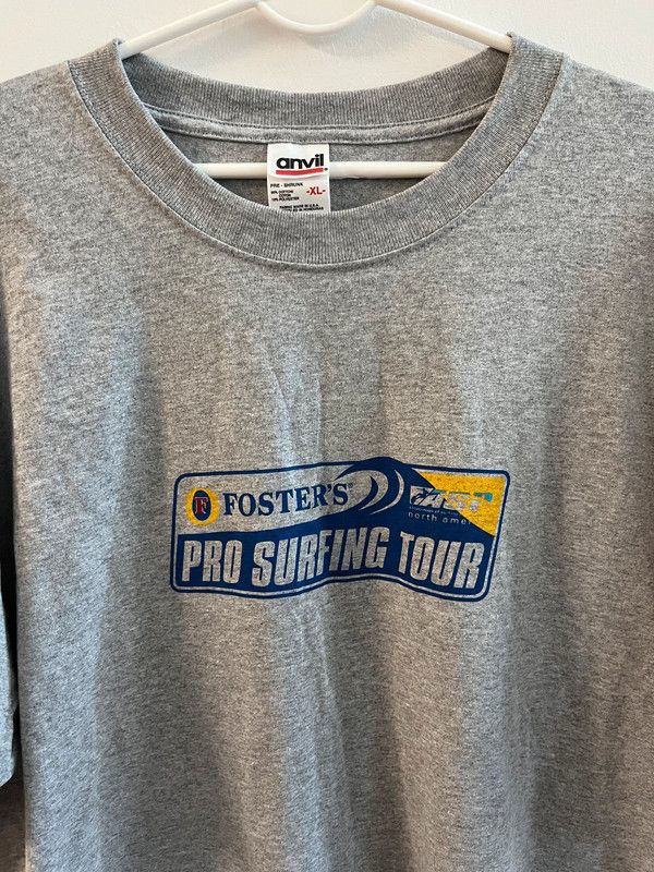 Anvil × Vintage Koszulka Pro Surfing Tour Anvil XL Size US XL / EU 56 / 4 - 2 Thumbnail