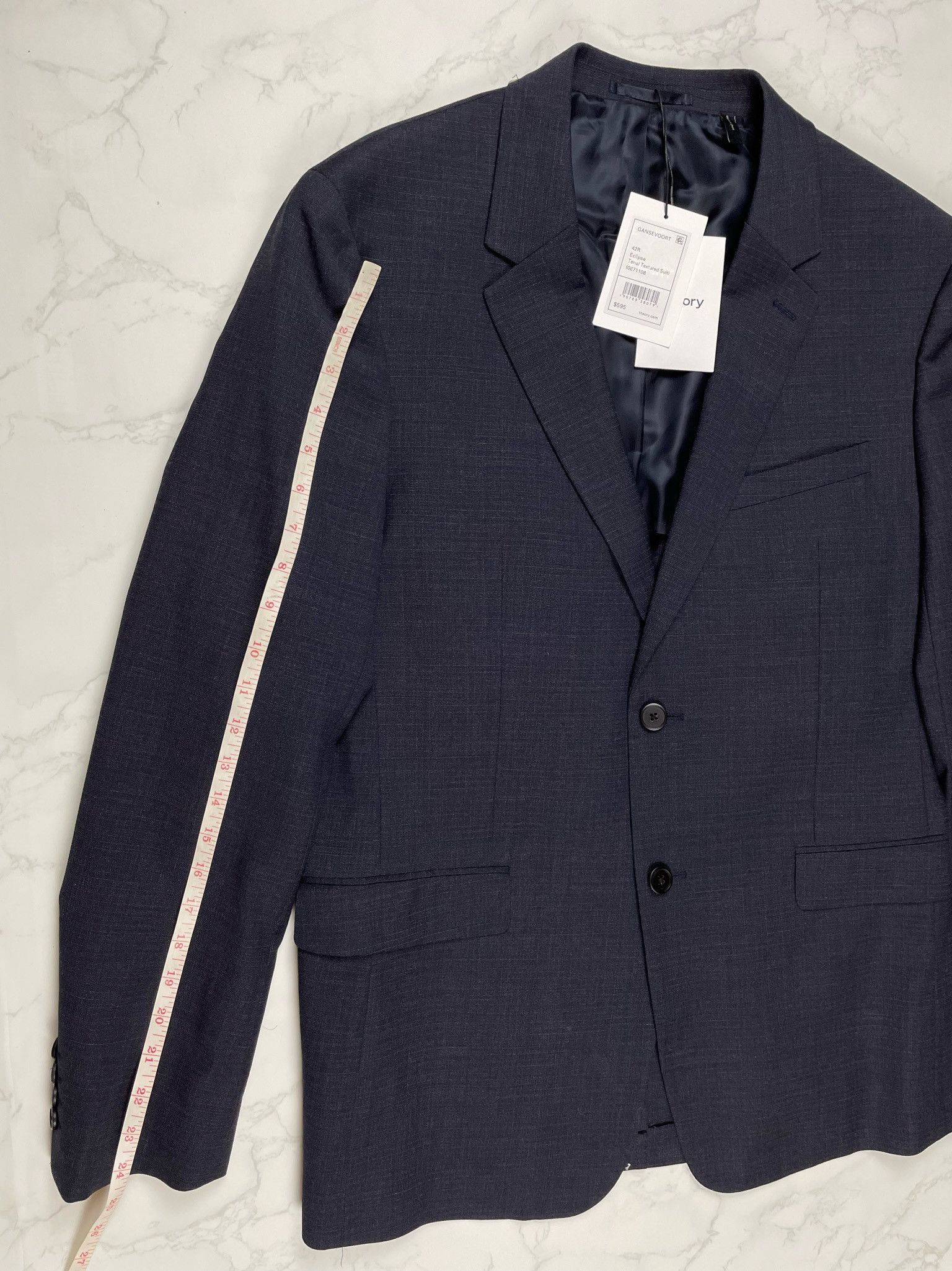 Theory 🔥70% OFF🔥 [SALE] Theory Gansevoort Eclipse Blazer Suit Size 42R - 9 Thumbnail