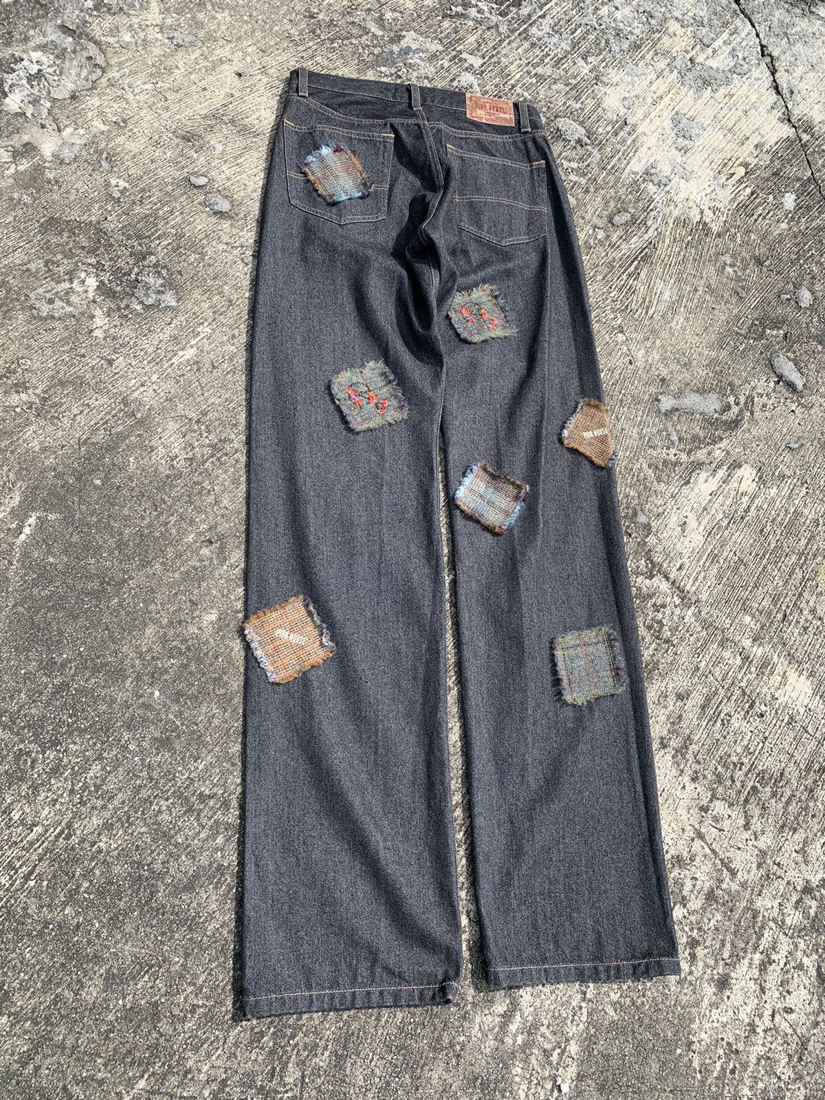 Helmut Lang × Karl Helmut × Pink House Rare🔥 pink house by helmut lang patchwork denim Size US 31 - 14 Thumbnail