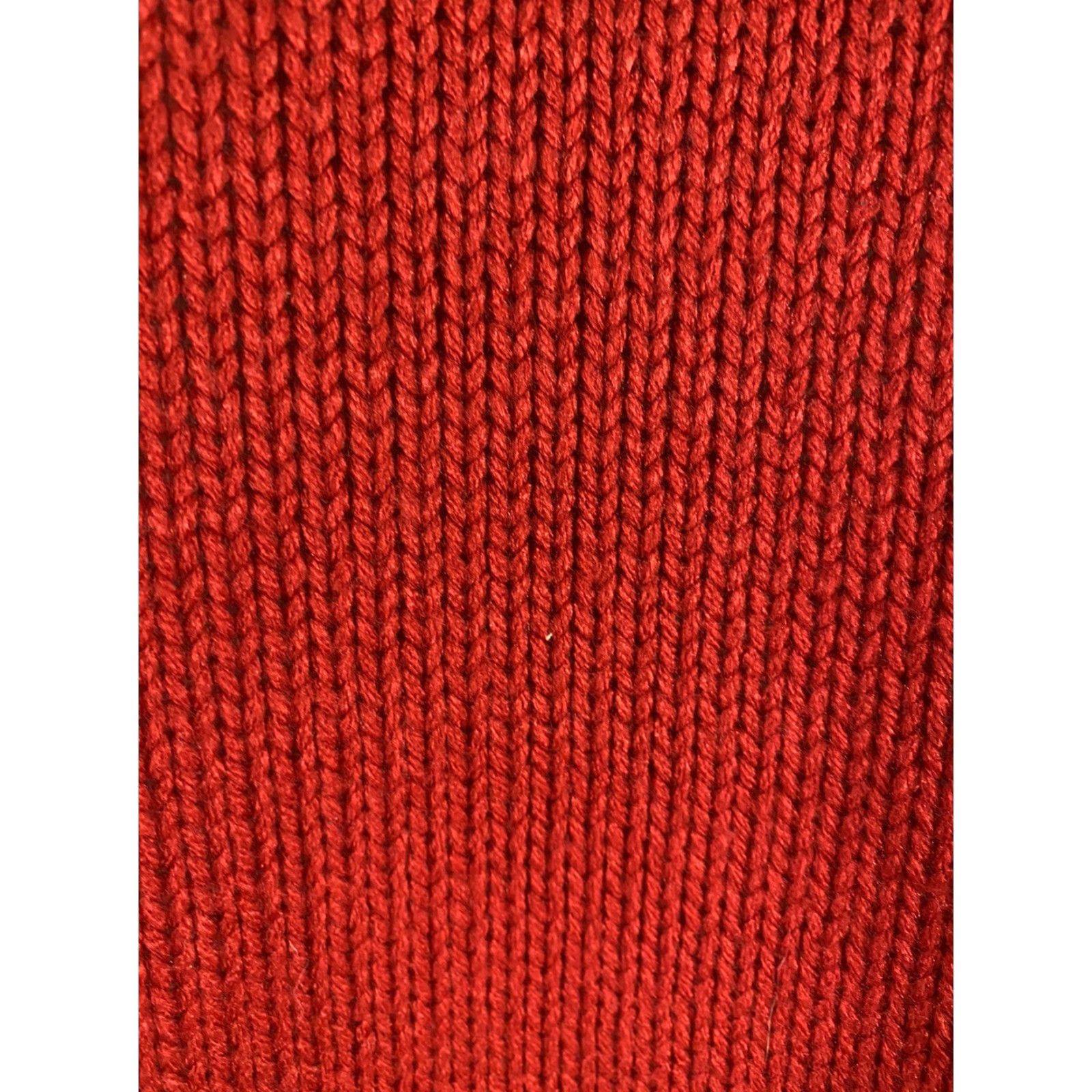 Cherokee VINTAGE Cherokee Collection Red Cable Knit Beaded Snowflake Turtleneck Sweater M Women Size M / US 6-8 / IT 42-44 - 6 Thumbnail
