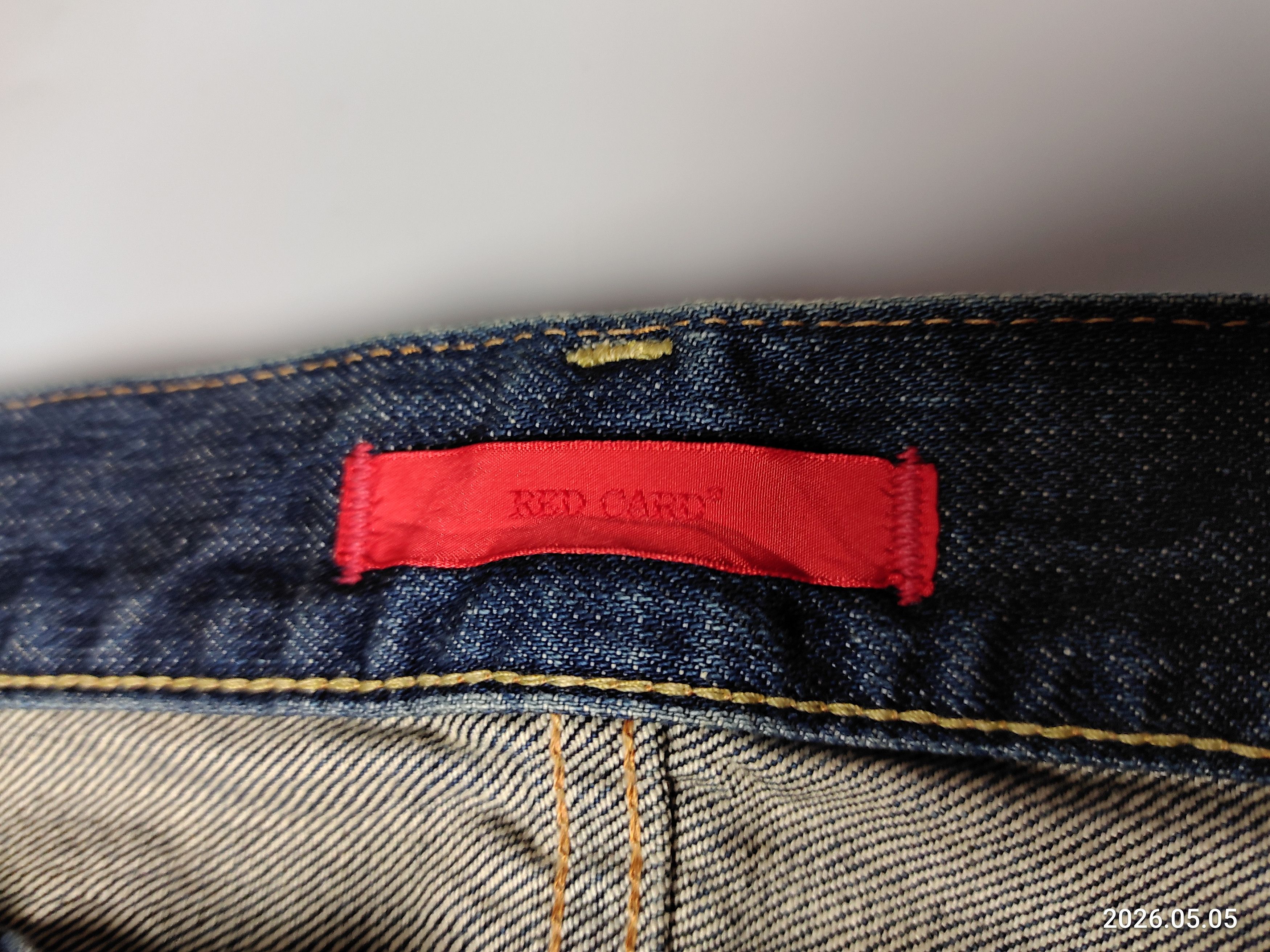 Japanese Brand Crazy faded Red Card Japanese Denim Size US 32 / EU 48 - 9 Thumbnail