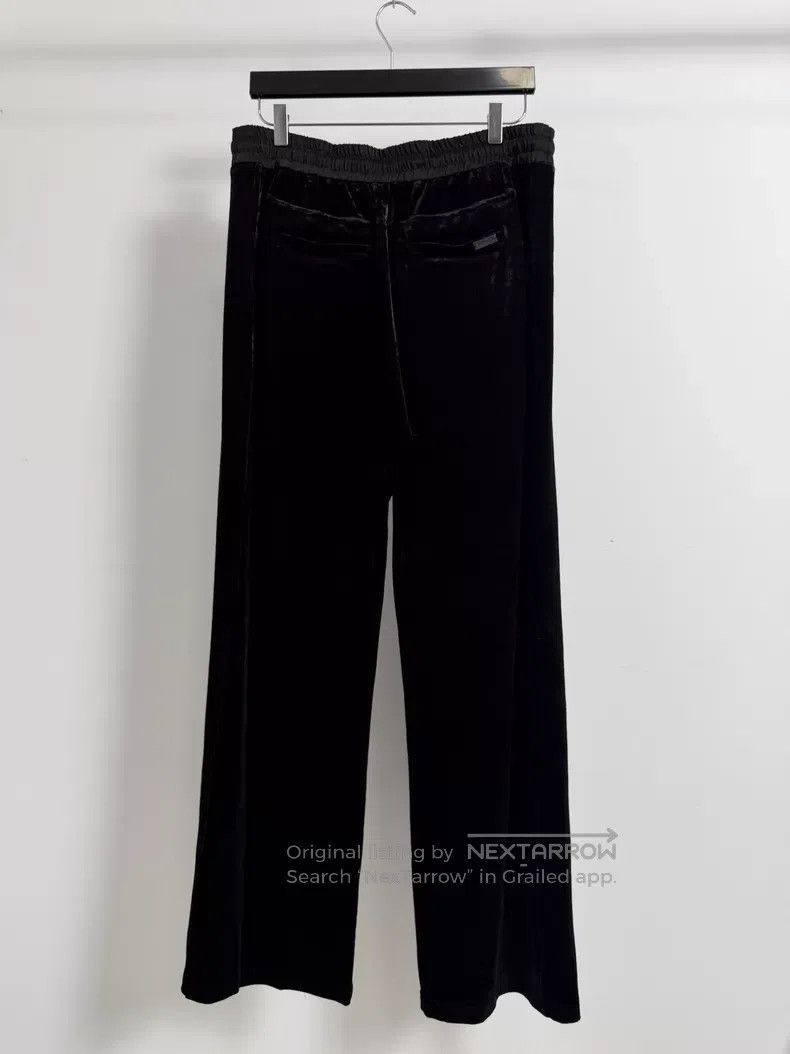 Saint Laurent Paris Saint Laurent Paris size M Black Velvet Wide Leg Trousers Size US 27 - 2 Thumbnail
