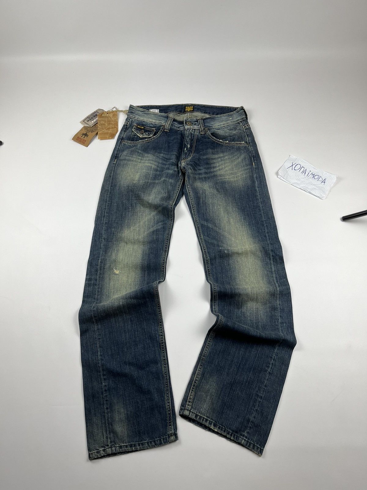 Other Jeans Dirty Pants faded crash denim thrashed y2k distressed Size US 32 / EU 48 - 1 Thumbnail