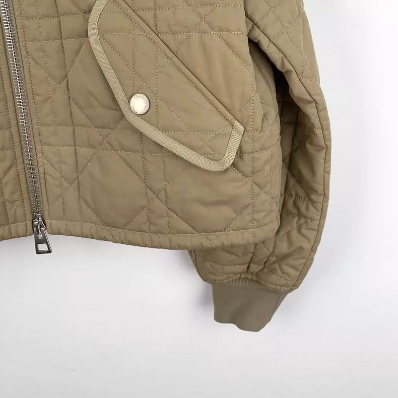 Christian Dior Brown Diamond Pattern Jacket-2506