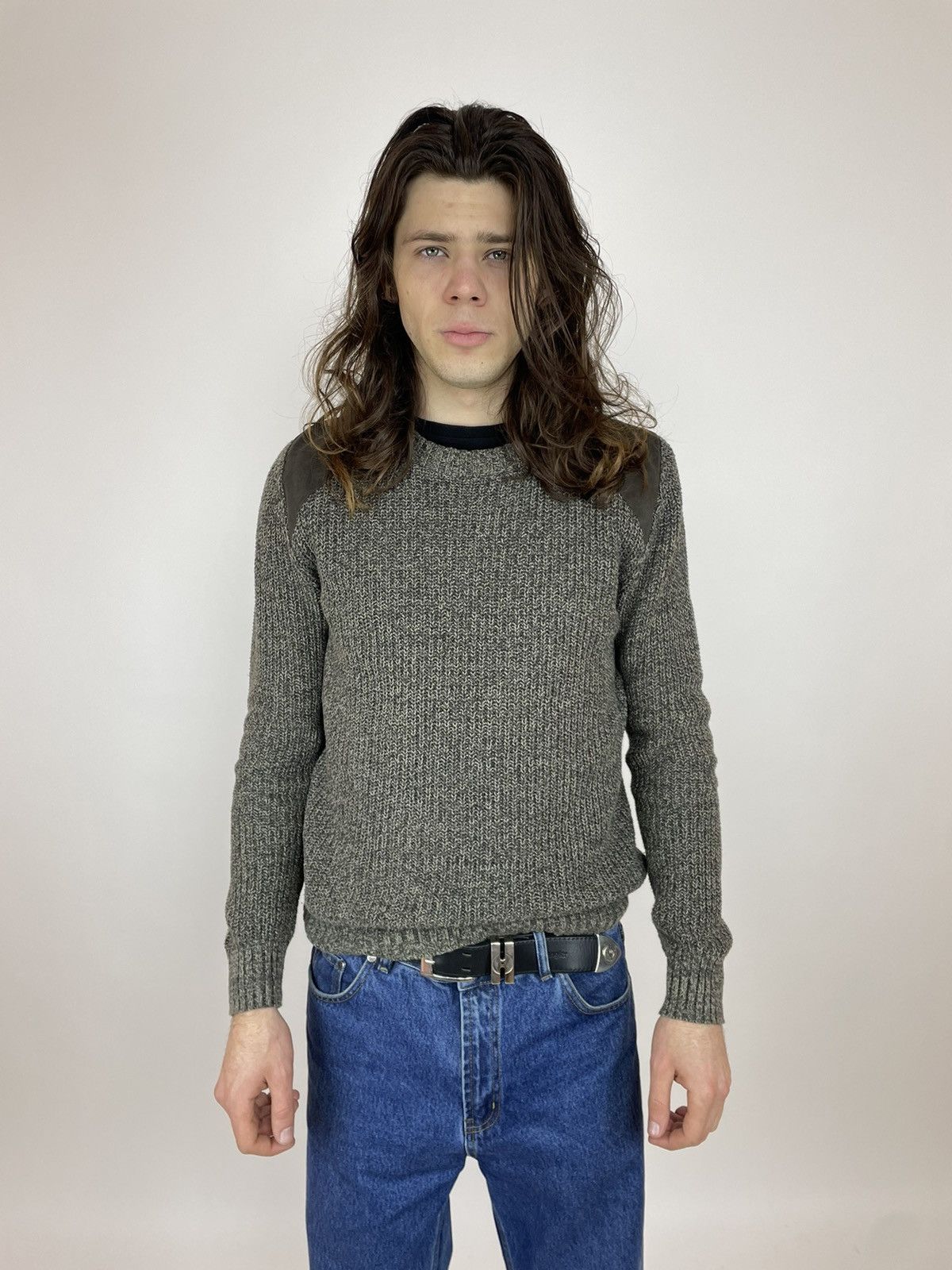 H&M × Japanese Brand × Vintage H&M ribbed sweater Vintage Mens Green Size S Size US S / EU 44-46 / 1 - 2 Thumbnail