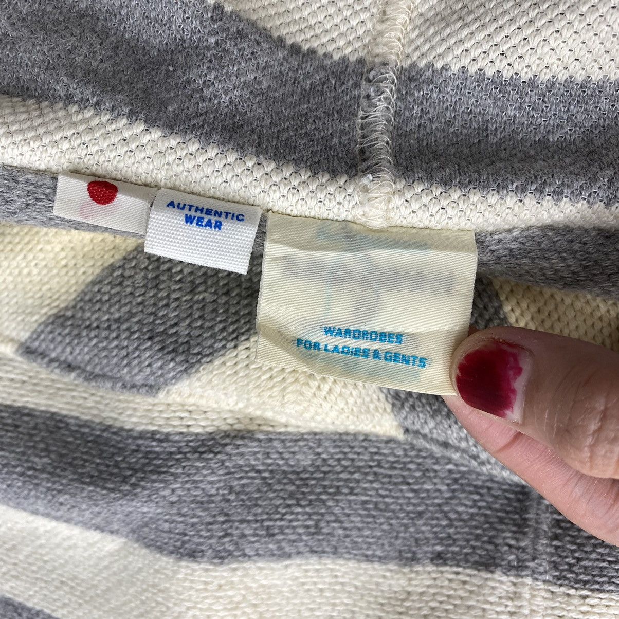 ABAHOUSE × Japanese Brand MYSELF ABAHOUSE Japanese Brand Stripes Coat Jacket Size US S / EU 44-46 / 1 - 5 Thumbnail