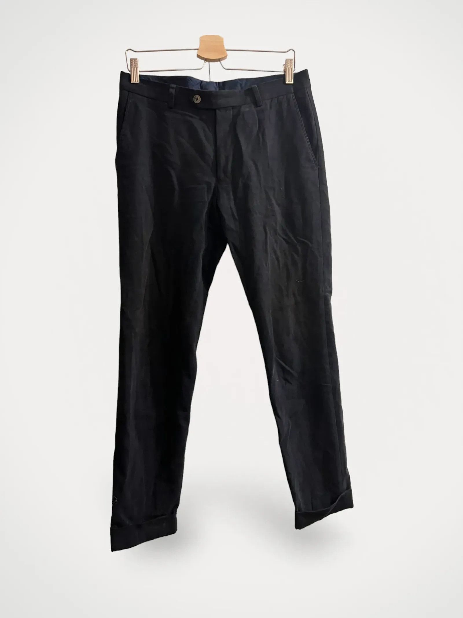 Oscar Jacobson Oscar Jacobson Denz Turn Up Trousers Pants Size US 30 / EU 46 - 1 Thumbnail