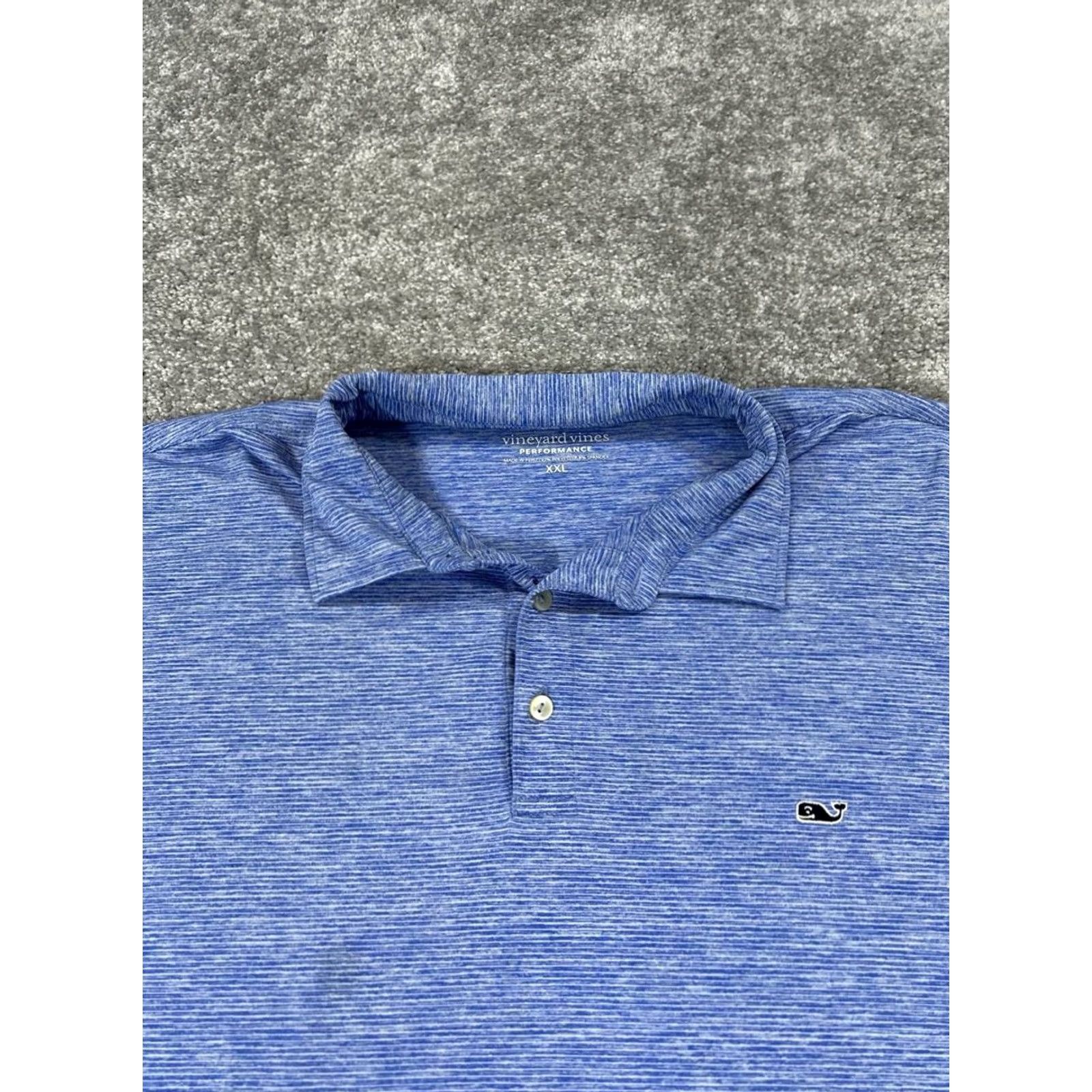 Vineyard Vines Final Answer: Vineyard Vines Polo Shirt Mens Xxl Blue Golf Size US XXL / EU 58 / 5 - 2 Thumbnail