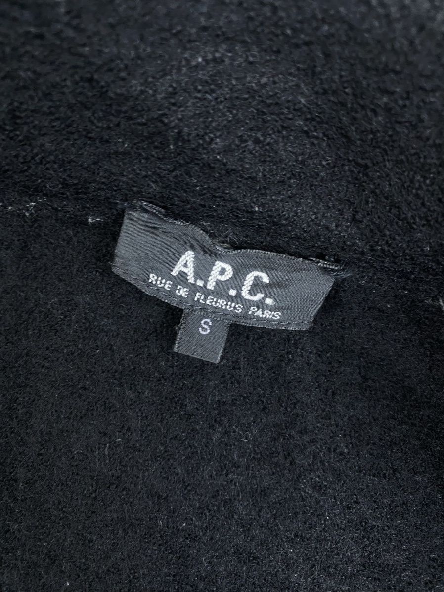 A.P.C. Vtg A.P.C Black Plain Zipper Jacket Size US S / EU 44-46 / 1 - 7 Thumbnail