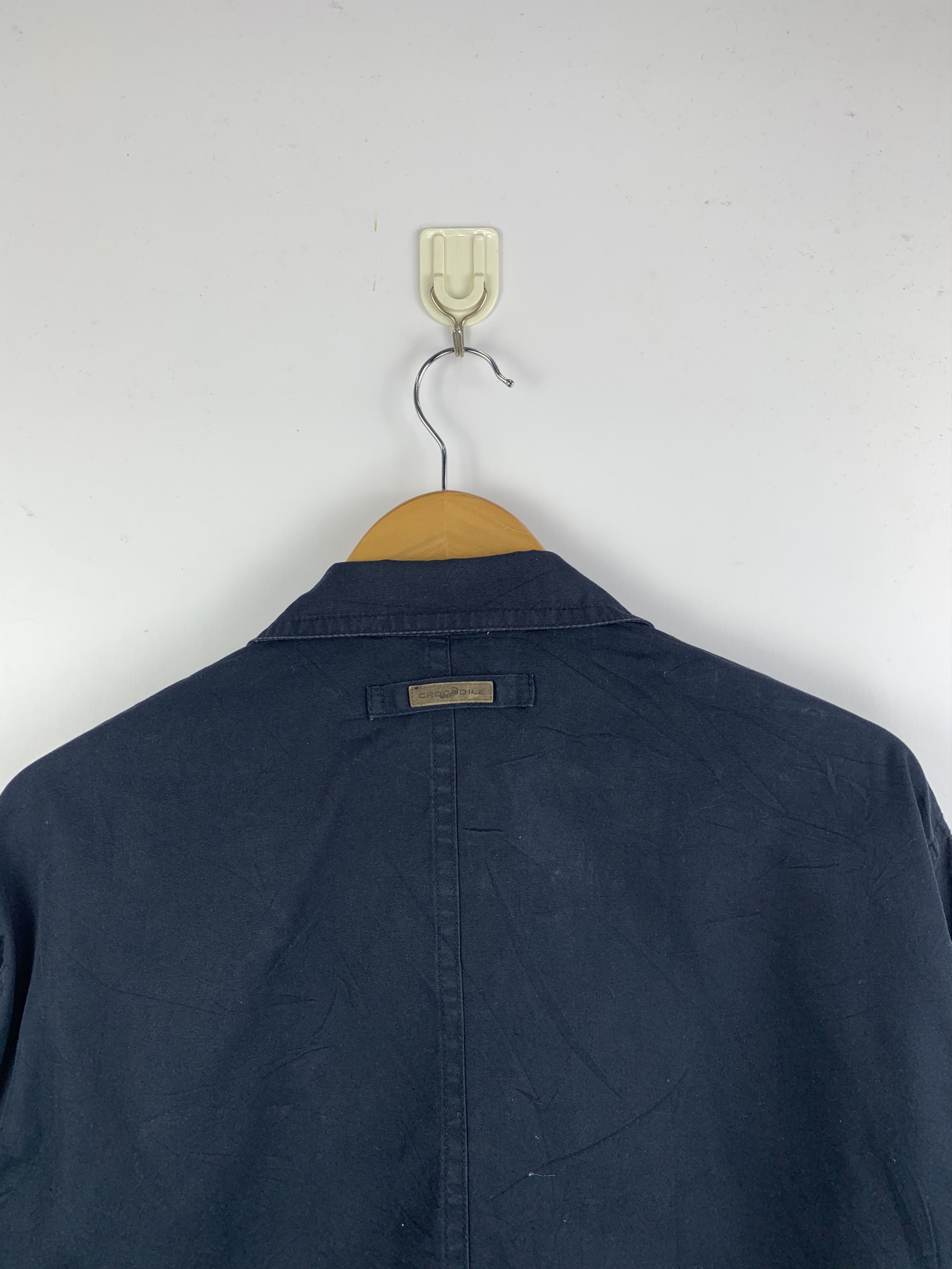 Japanese Brand Vintage 90s Crocodile Denim Jacket J1628 Size US L / EU 52-54 / 3 - 4 Thumbnail
