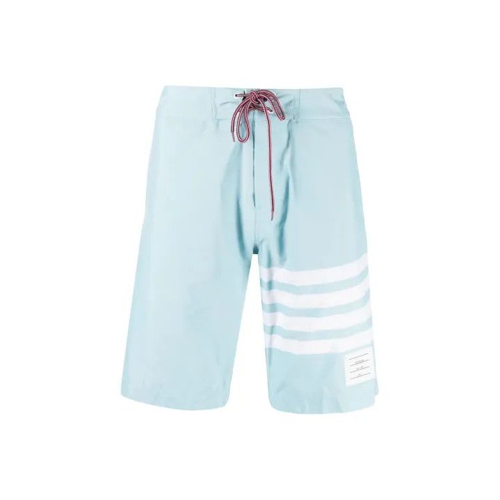 Thom Browne Thom Browne Classic Quad Stripe Casual Shorts Size US 34 / EU 50 - 1 Thumbnail