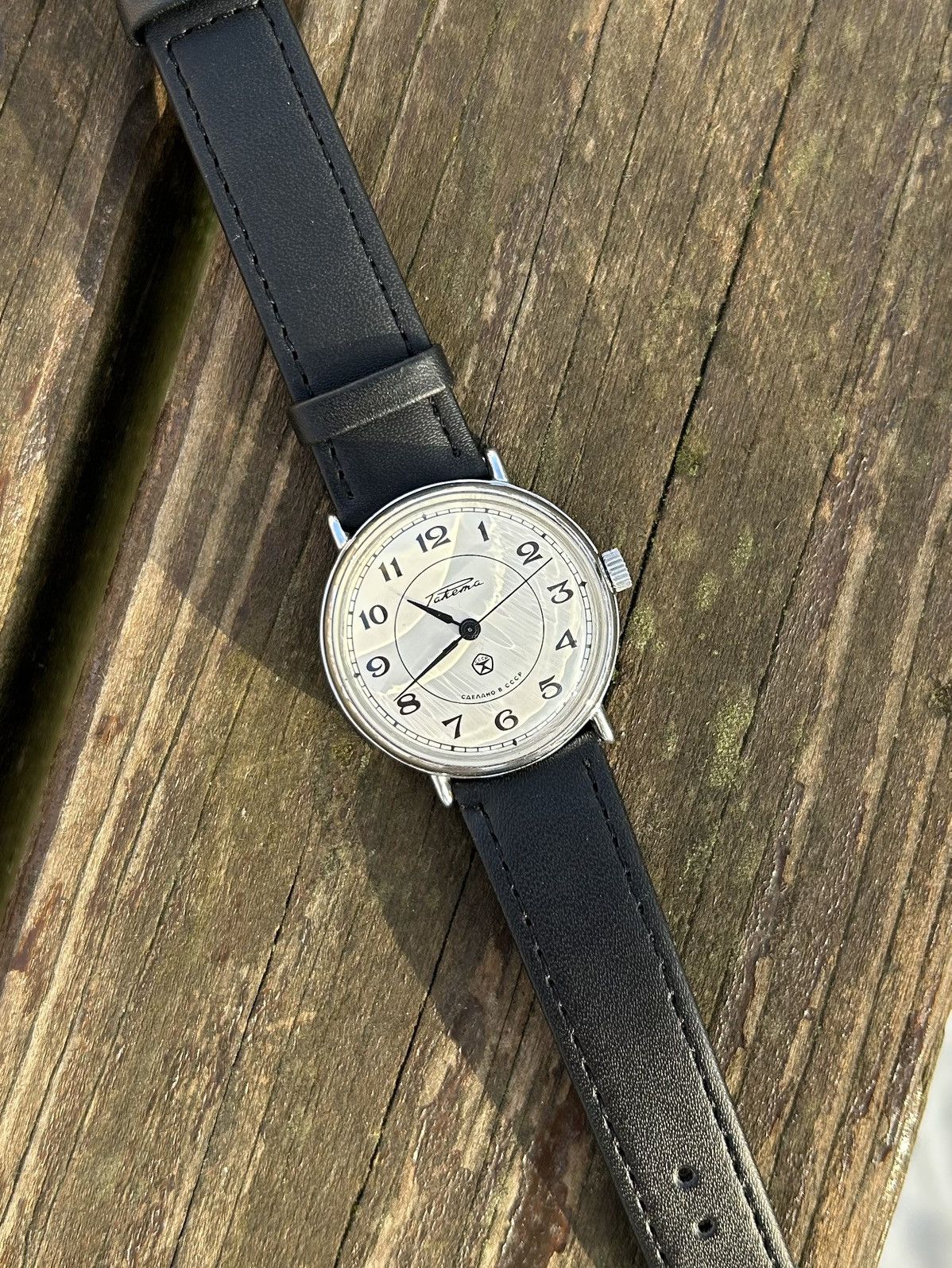 Vintage Vintage Watch Soviet USSR Mechanical Raketa Hand Winding Size ONE SIZE - 15 Thumbnail