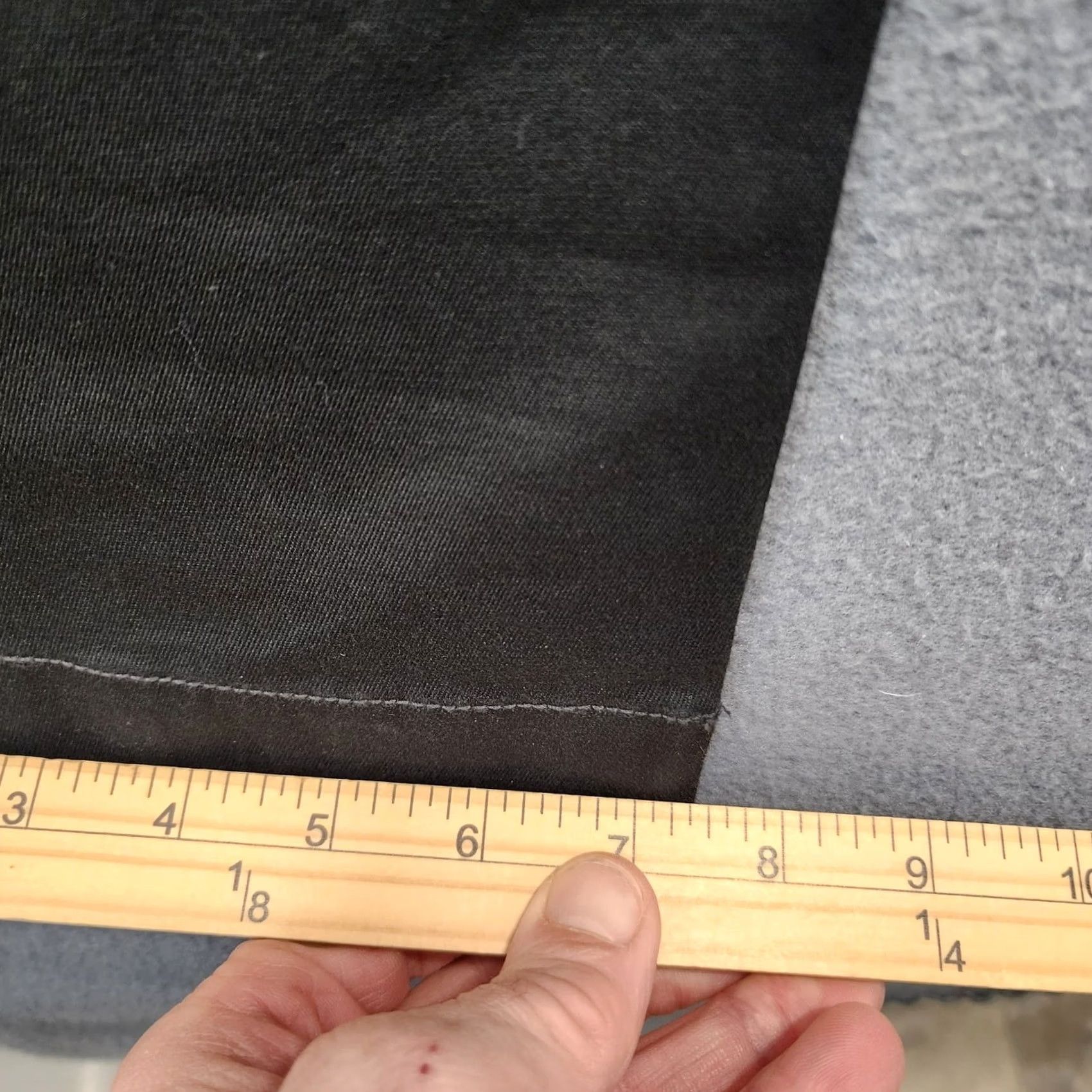 J.Crew J.CREW Pants Mens 33x33 Black Stretch Cotton Blend Tapered Leg Chino Zip Flat Front 5-Pocket Mens Regular Waist 33 Inseam 33in Size US 33 - 7 Thumbnail
