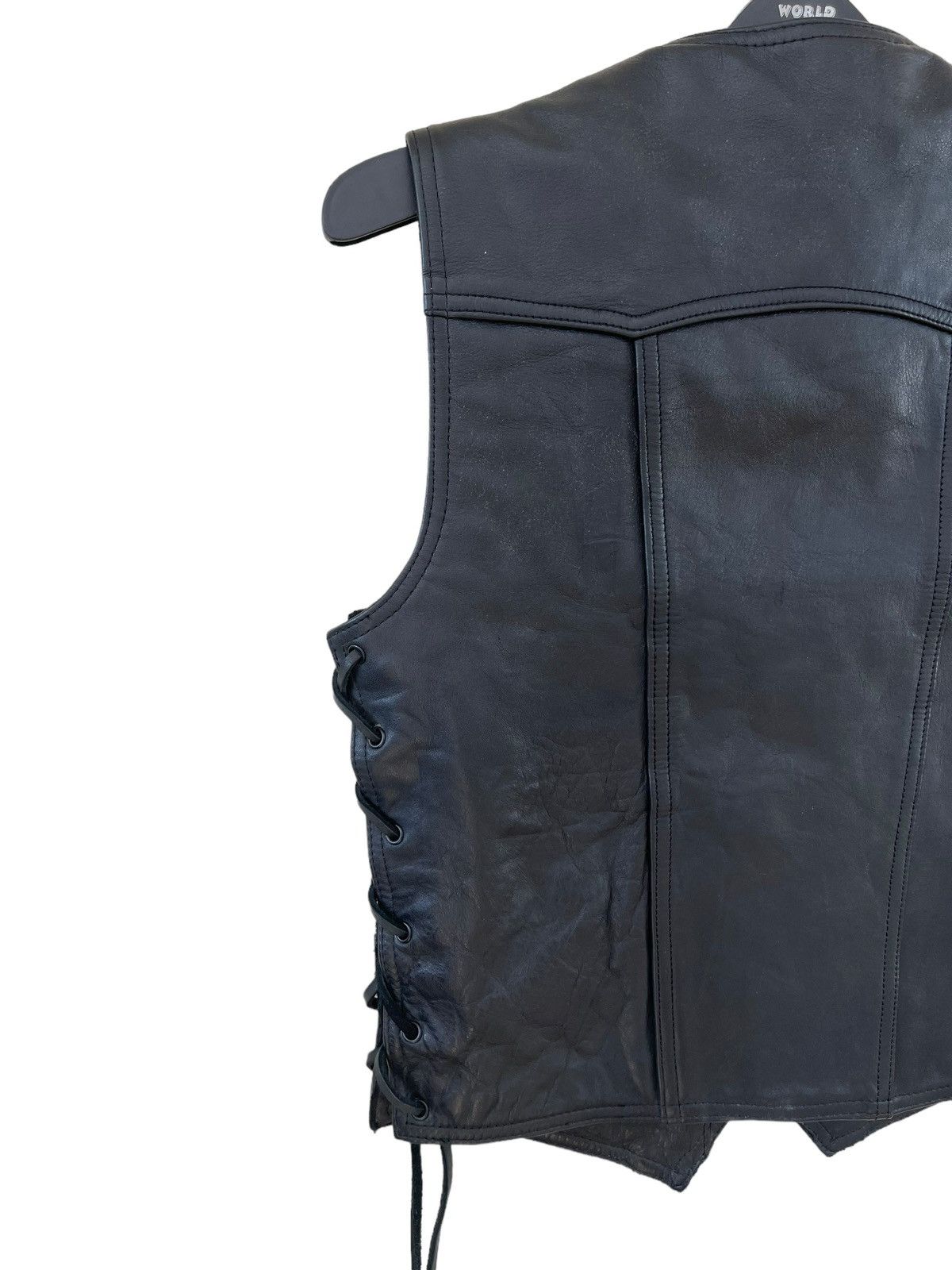 Harley Davidson VTG Harley Davidson Screamin’ Eagle Side Lace Leather Vest Size US S / EU 44-46 / 1 - 15 Thumbnail