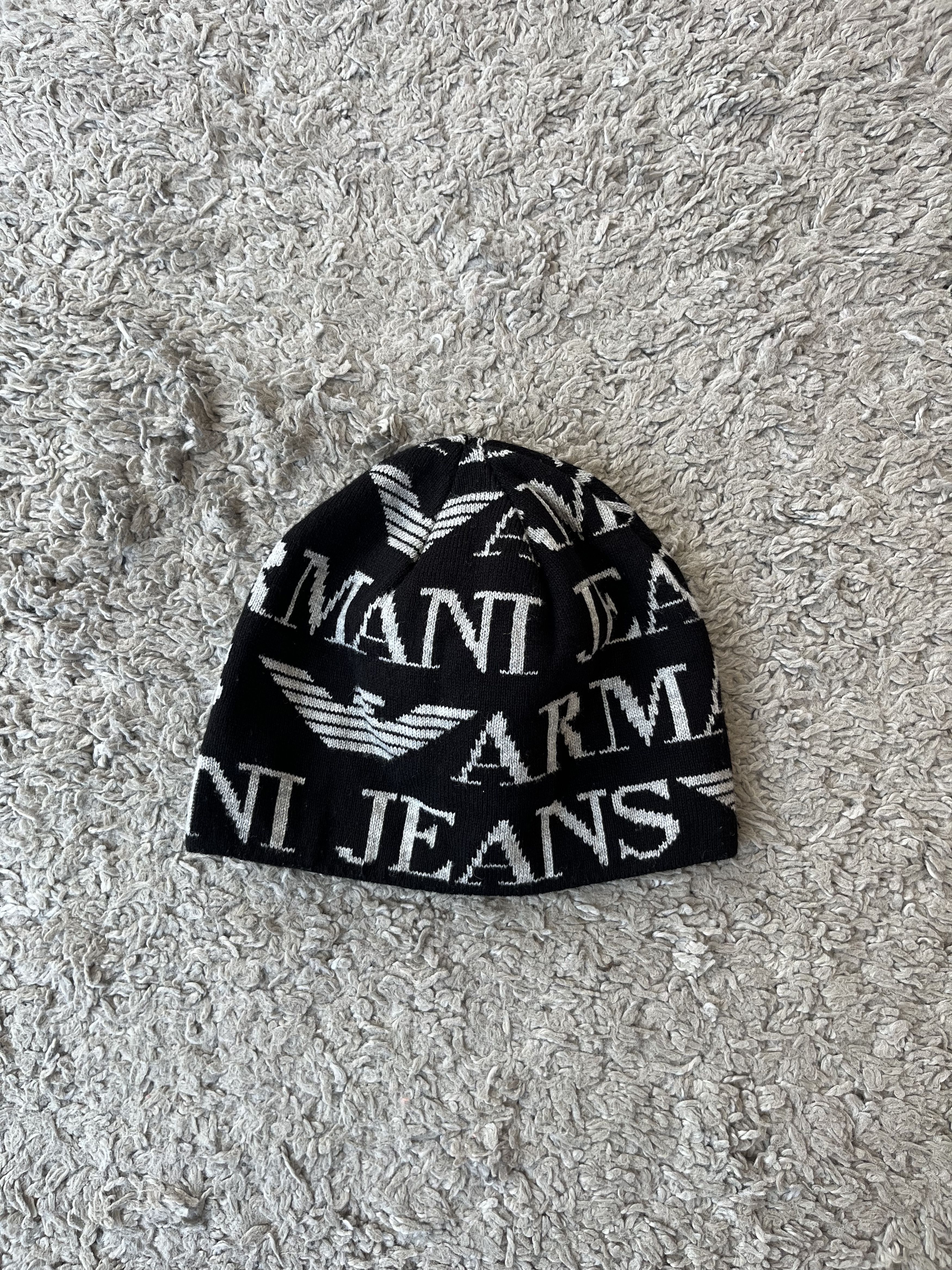 Armani ARMANI JEANS Vintage Cap Monogram Very Rare MADE IN ITALY Size ONE SIZE - 1 Thumbnail