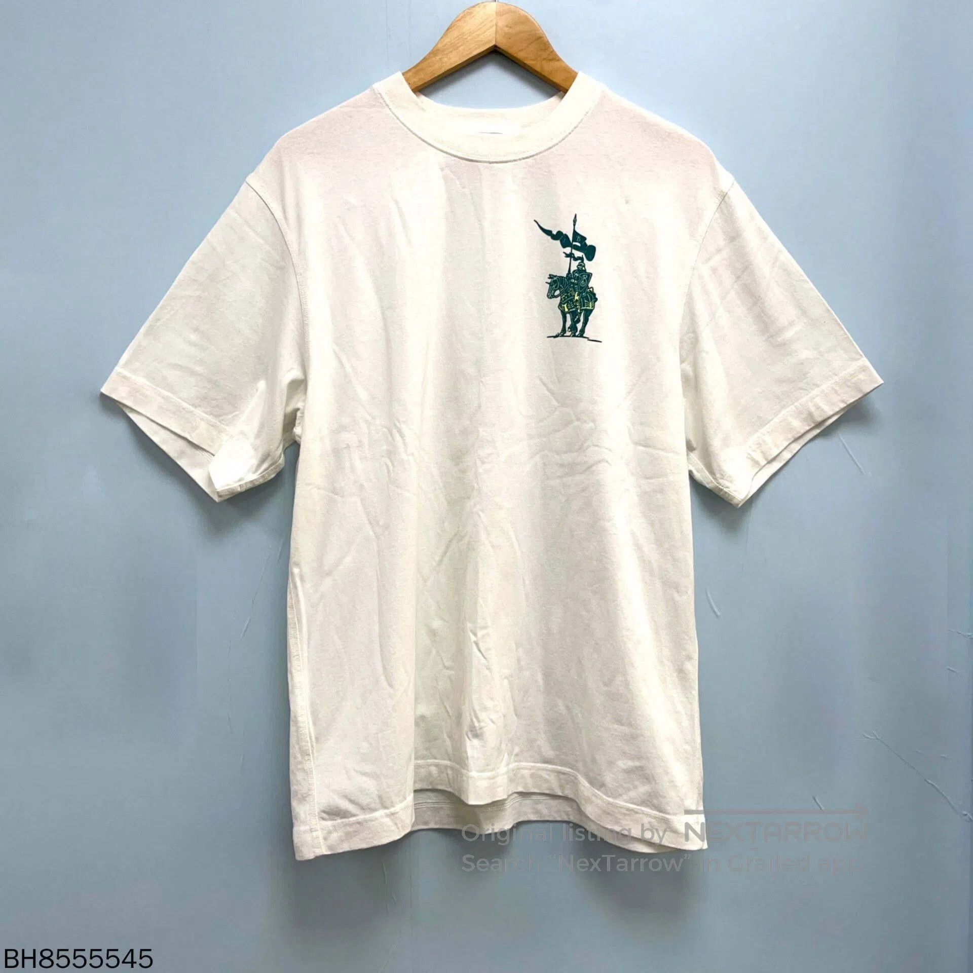 Burberry Burberry Cotton Printed Round Neck T-shirt XL. Size US XL / EU 56 / 4 - 1 Thumbnail