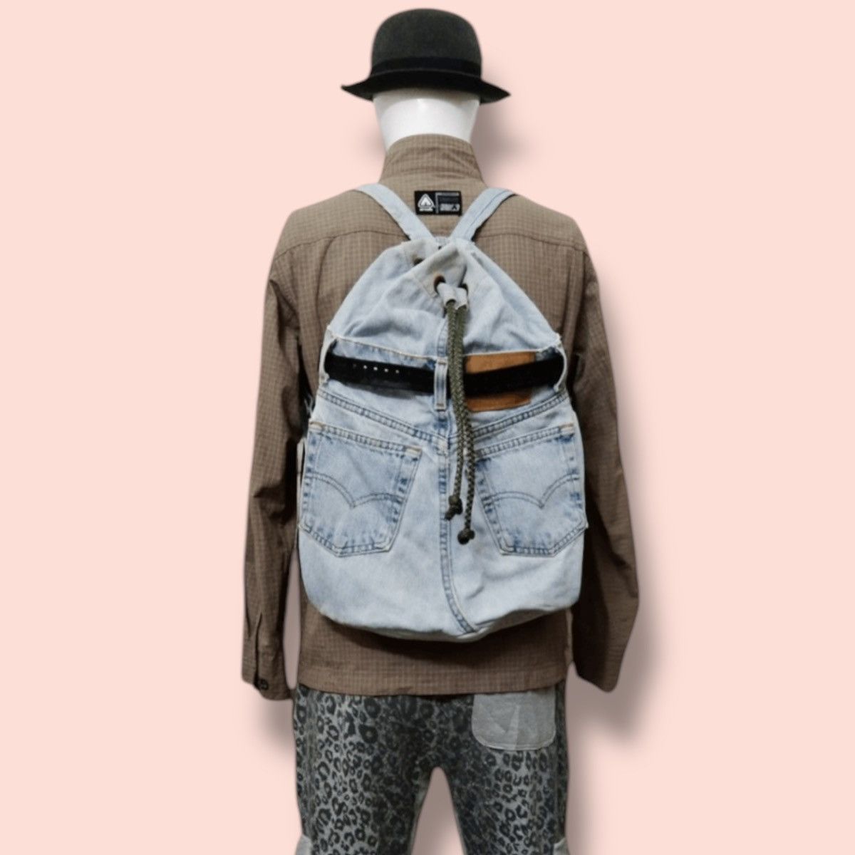 Levi's REPURPOSE VINTAGE LEVI'S 512 USA FABRIC DENIM BACKPACK Size ONE SIZE - 1 Thumbnail