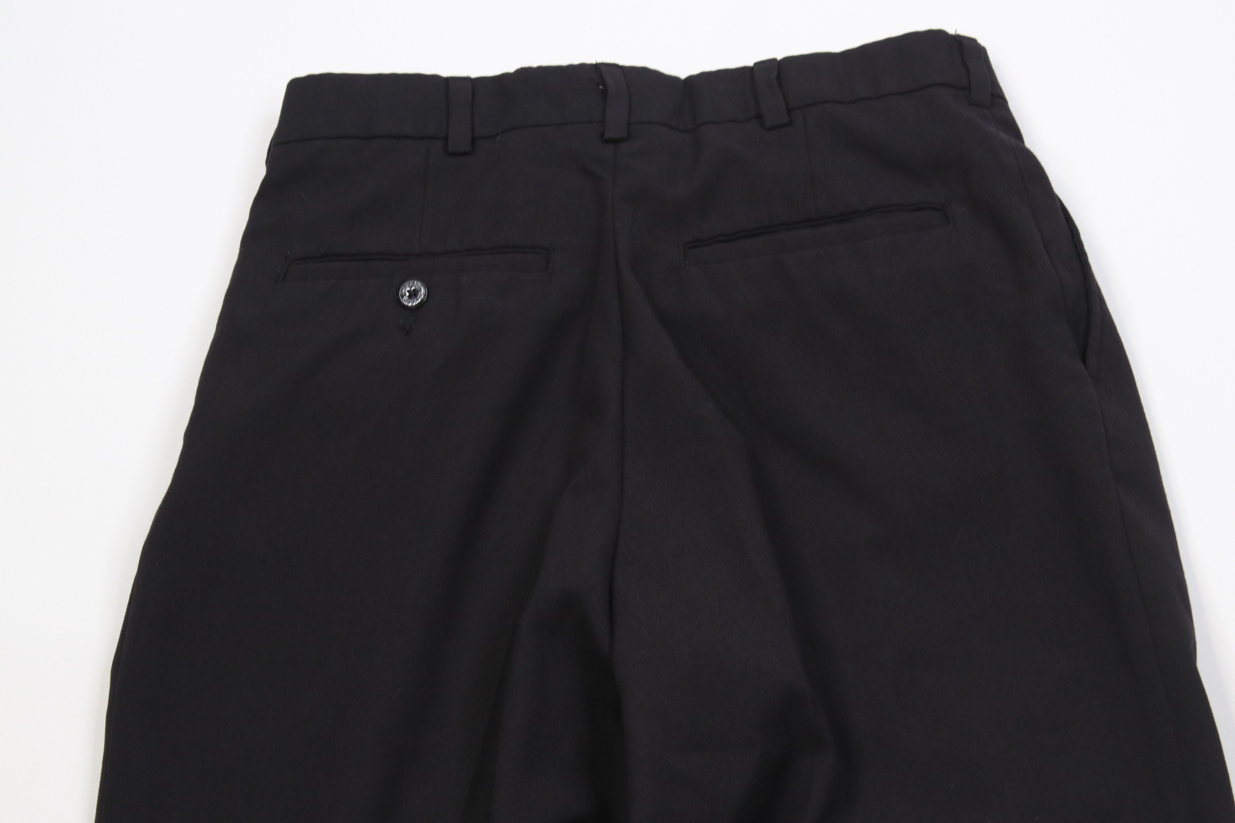 Vintage Vintage 90s Streetwear Blend Knit Pleated Chino Pants Black Size US 30 / EU 46 - 10 Thumbnail