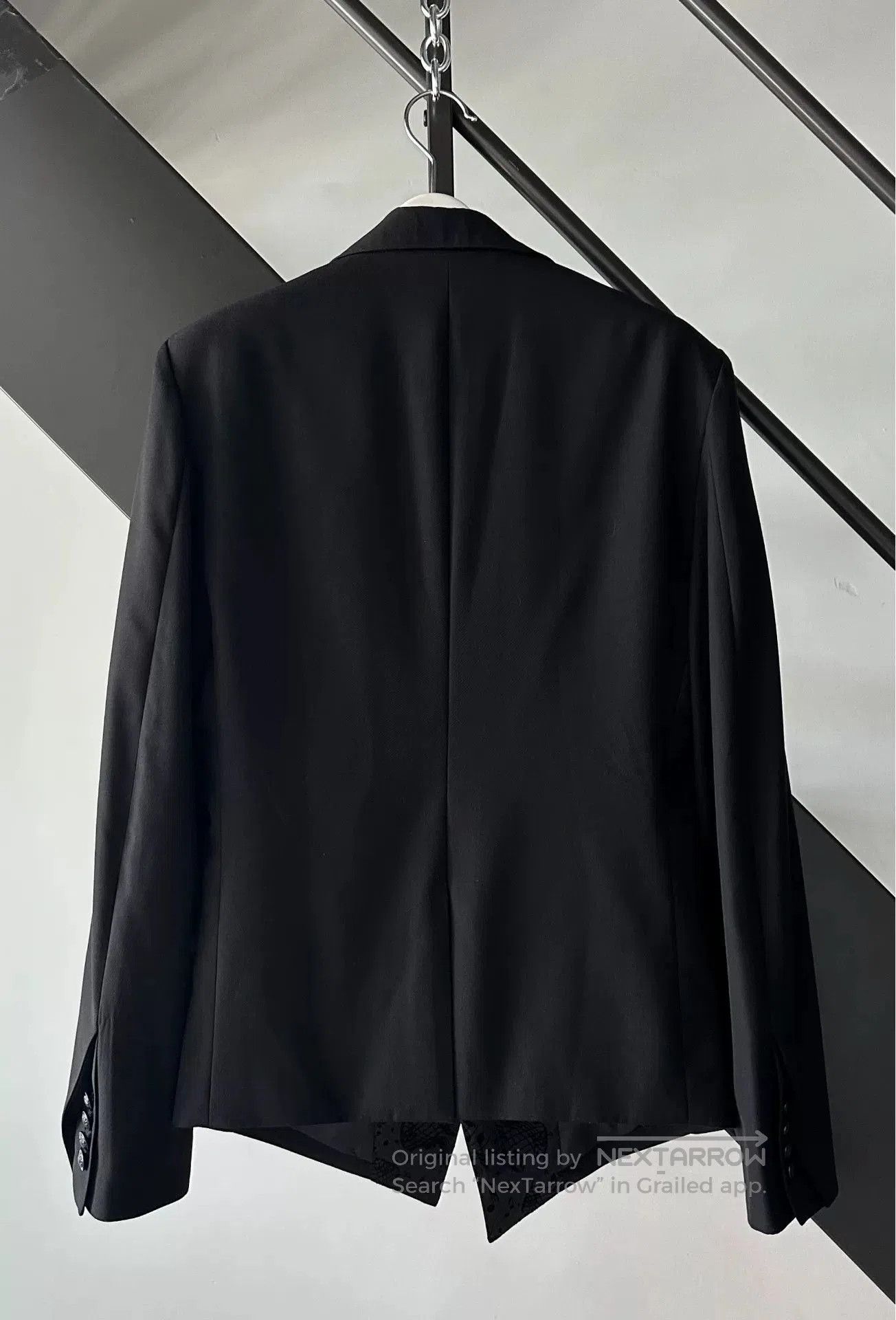 Japanese Brand Jury Black Tailored Velvet Note Jacket. Size US M / EU 48-50 / 2 - 4 Thumbnail