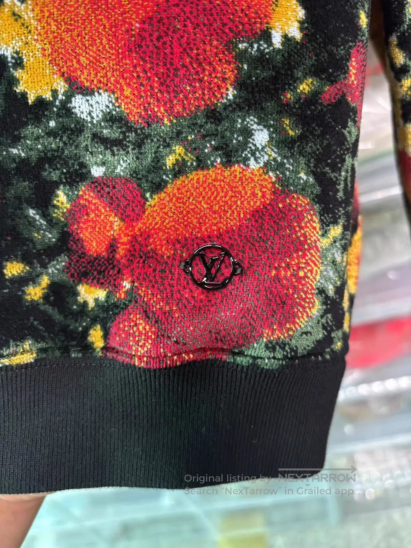 Louis Vuitton Red Floral Print Hoodie. Size US XL / EU 56 / 4 - 5 Thumbnail