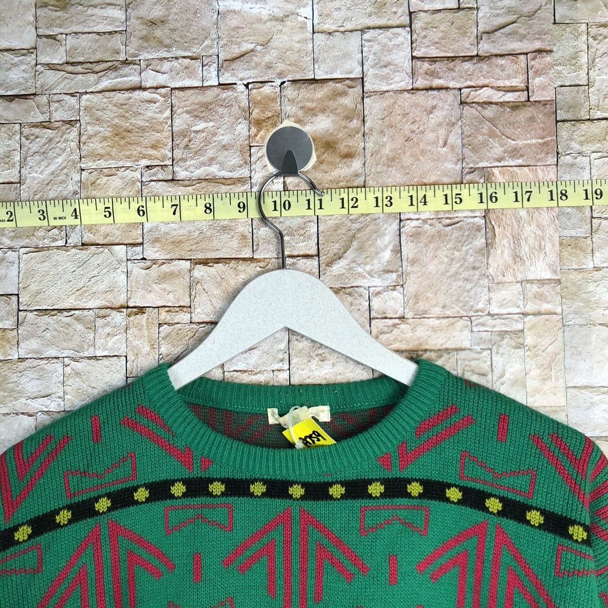 Vintage DL Japan art vintage Green Knitwear sweatshirt #A259 Size US S / EU 44-46 / 1 - 4 Thumbnail