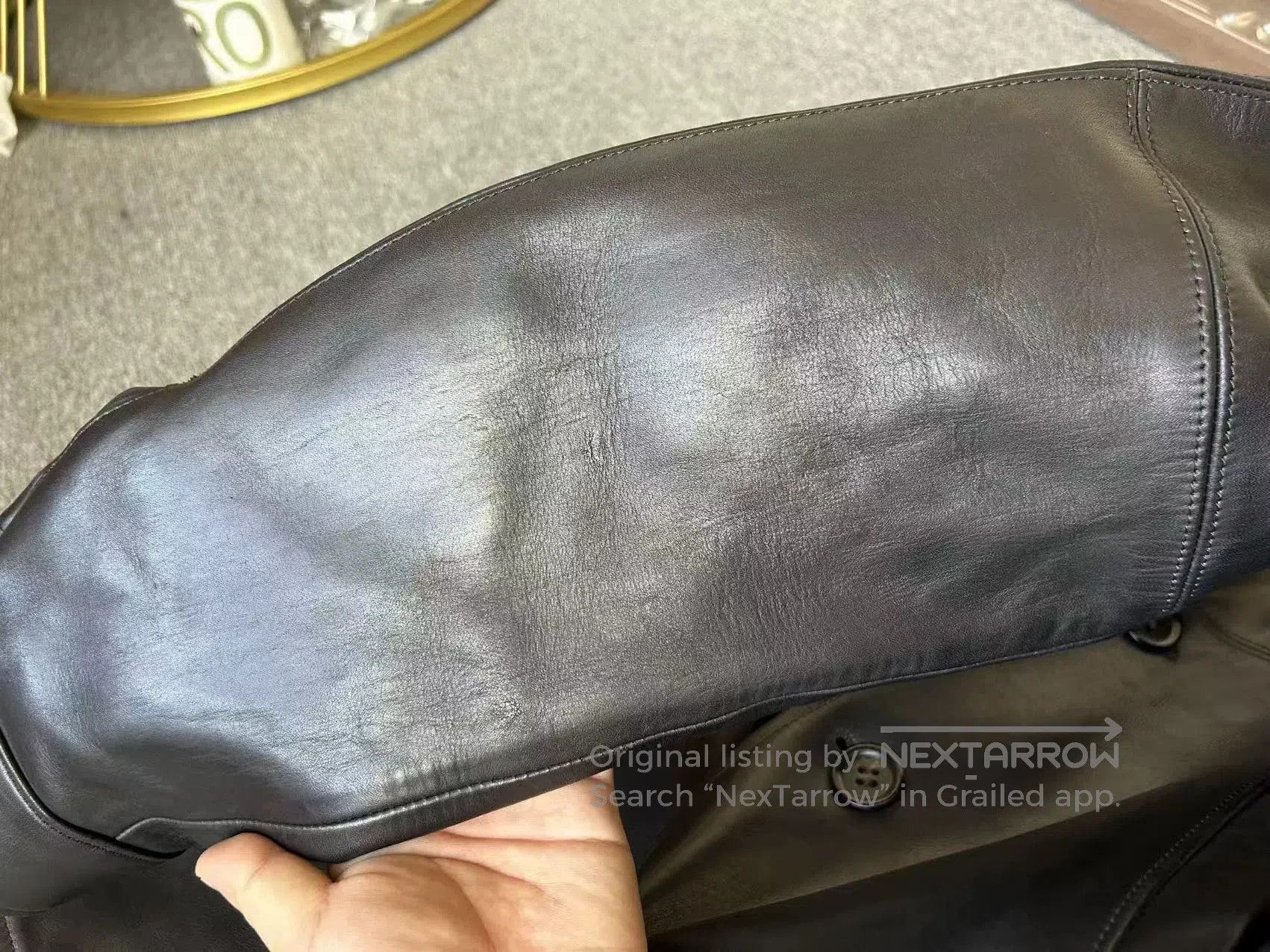 Other premium leather outerwear jacket size 38. Size US M / EU 48-50 / 2 - 7 Thumbnail