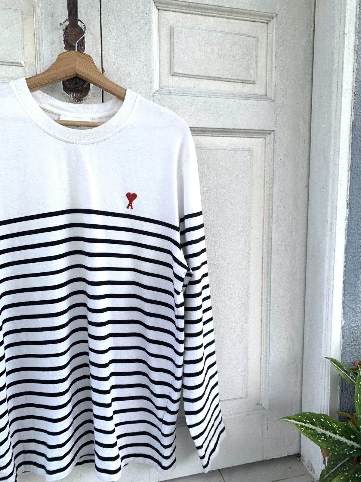 AMI Ami Paris Ami De Coeur Striped Size Large Size US L / EU 52-54 / 3 - 2 Thumbnail