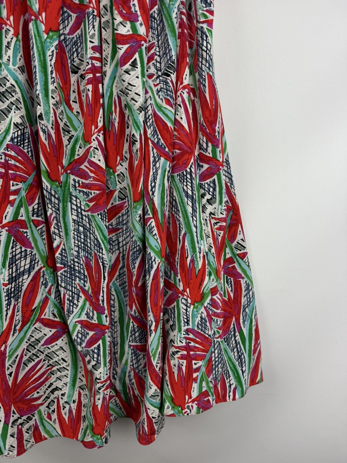 Kenzo Kenzo Ladies Floral Pattern Short Sleeve Silk Tunic Dress Size XS / US 0-2 / IT 36-38 - 7 Thumbnail