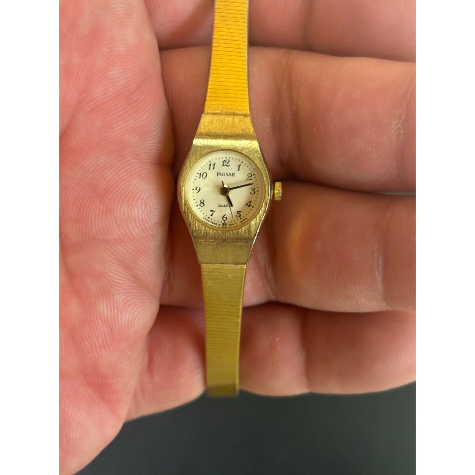 Pulsar Vintage Pulsar V233-0390 Gold Tone Womens Watch! New Battery Size ONE SIZE - 2 Thumbnail