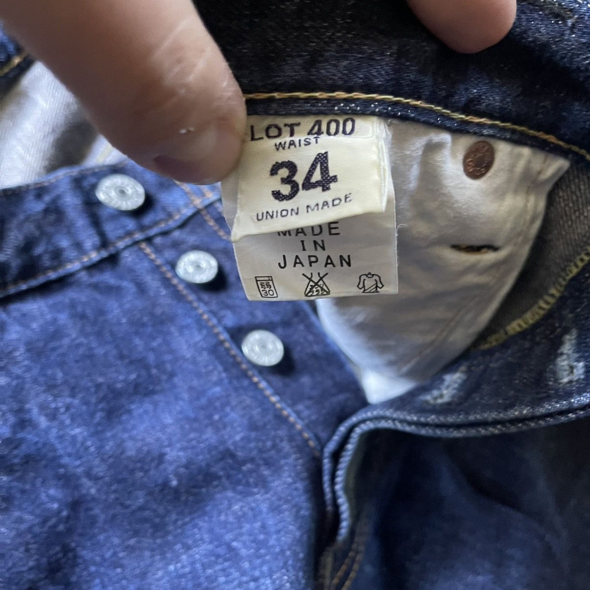 UES Clothing UES Clothing Japan 400T 14.9oz Denim Jean size 34 Size US 32 / EU 48 - 6 Thumbnail