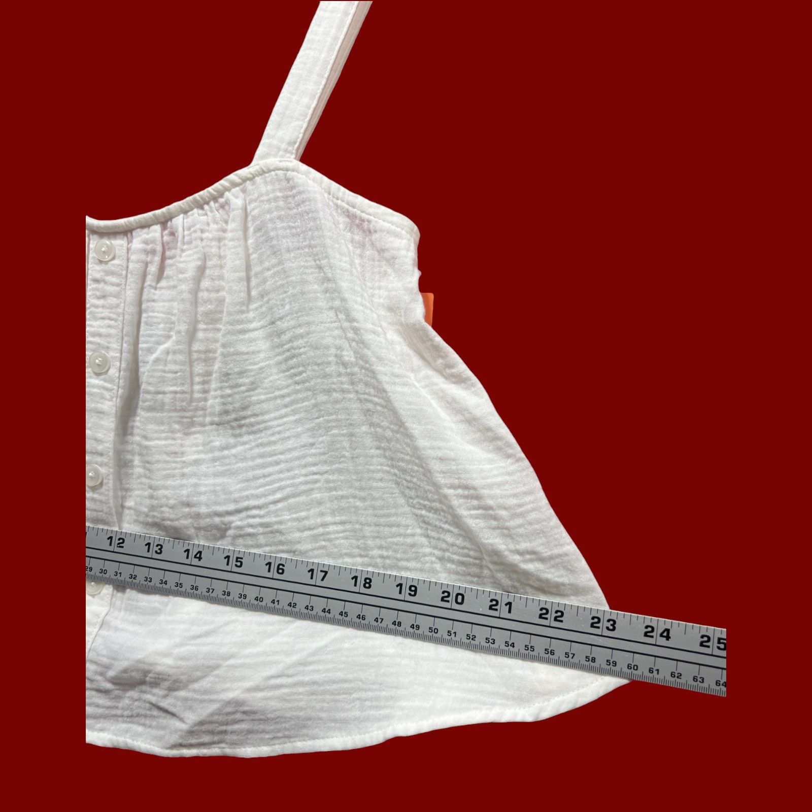 Other Colsie - Women's Tiny Tank Top - White - Extra Small Size XS / US 0-2 / IT 36-38 - 6 Thumbnail