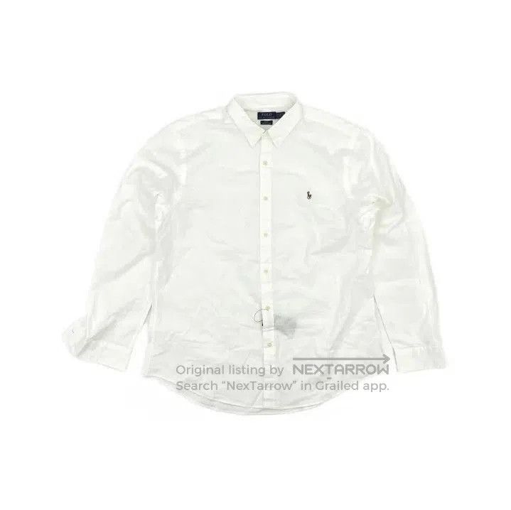 Polo Ralph Lauren Polo Ralph Lauren FW22 Solid Logo Embroidered Shirt. Size US XXL / EU 58 / 5 - 2 Thumbnail