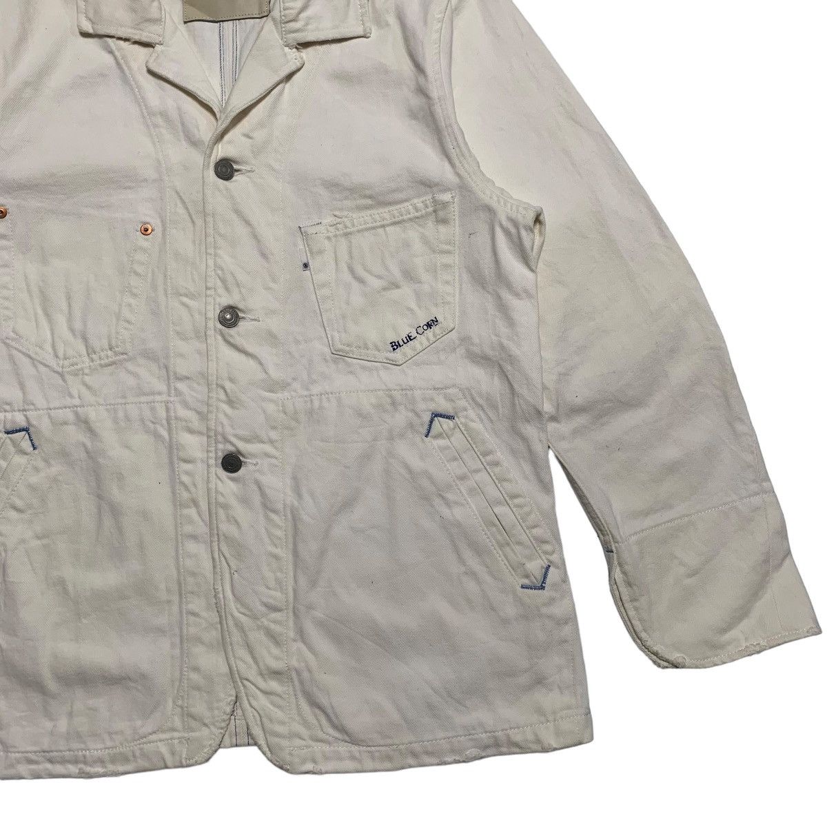 Japanese Brand Blue Corn Denim Jacket Size US M / EU 48-50 / 2 - 3 Thumbnail
