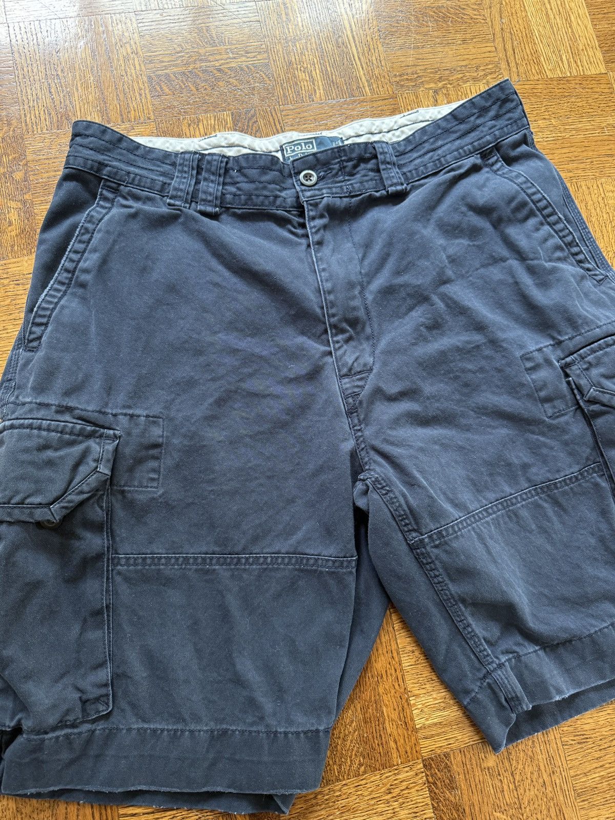 Vintage Vintage Polo Ralph Lauren Cargo Shorts Size US 36 / EU 52 - 3 Thumbnail