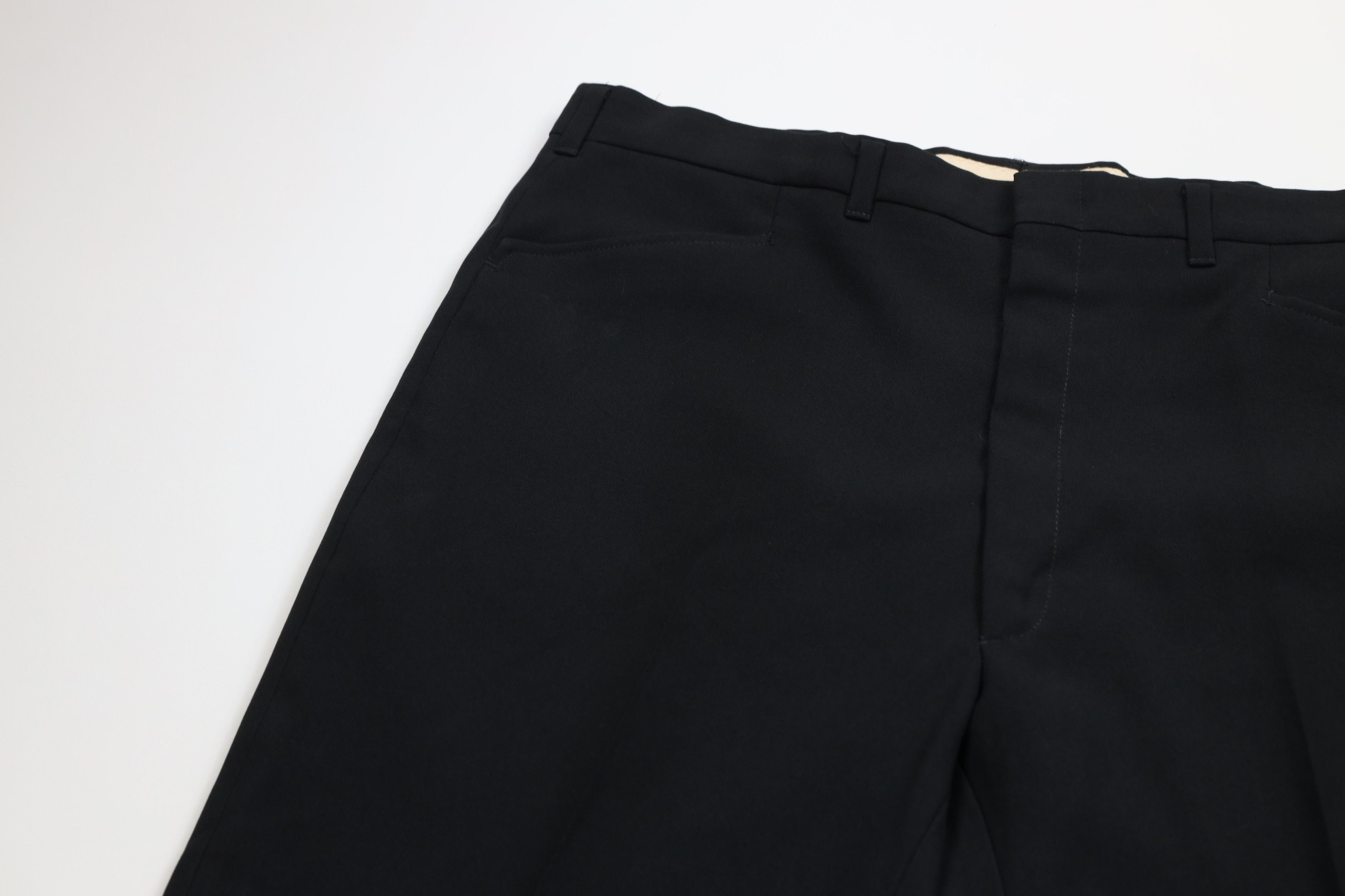 Vintage Vintage 70s Streetwear Flared Wide Leg Chino Pants Black USA Size US 38 / EU 54 - 5 Thumbnail