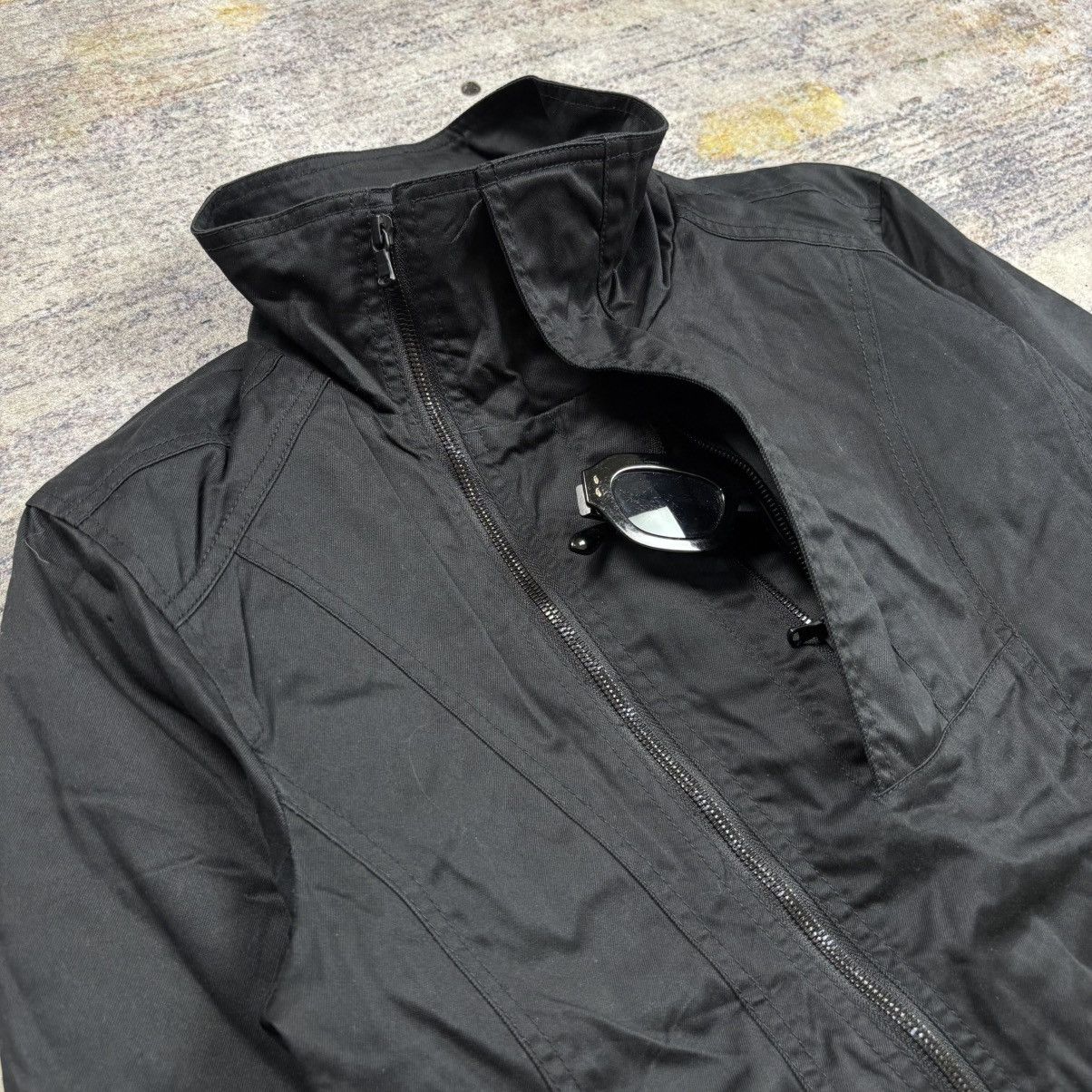 Ekam 2000s Bri Ge - RIck Owens Style Asymetrical Zips Jacket Size US M / EU 48-50 / 2 - 6 Thumbnail