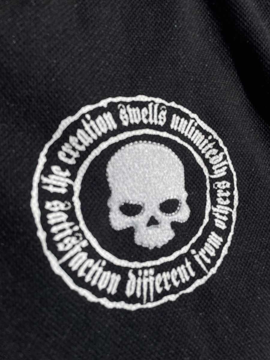 If Six Was Nine 2000s Japanese archive Skull Poem Embroidery Short Jacket Size US XL / EU 56 / 4 - 8 Thumbnail