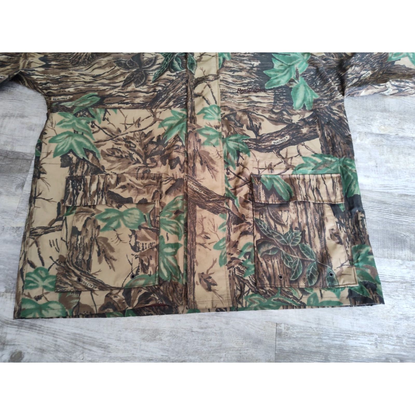 AMO Remington Realtree Camo Parka Jacket Hooded XL Multicolor Nylon Waterproof Hunting Mens Size US XL / EU 56 / 4 - 4 Thumbnail
