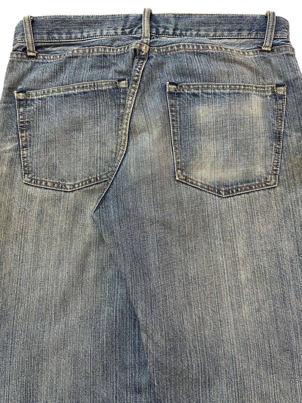 Japanese Brand Vintage Japanese Mud Wash Faded Distress Style Baggy Jeans Size US 32 / EU 48 - 6 Thumbnail