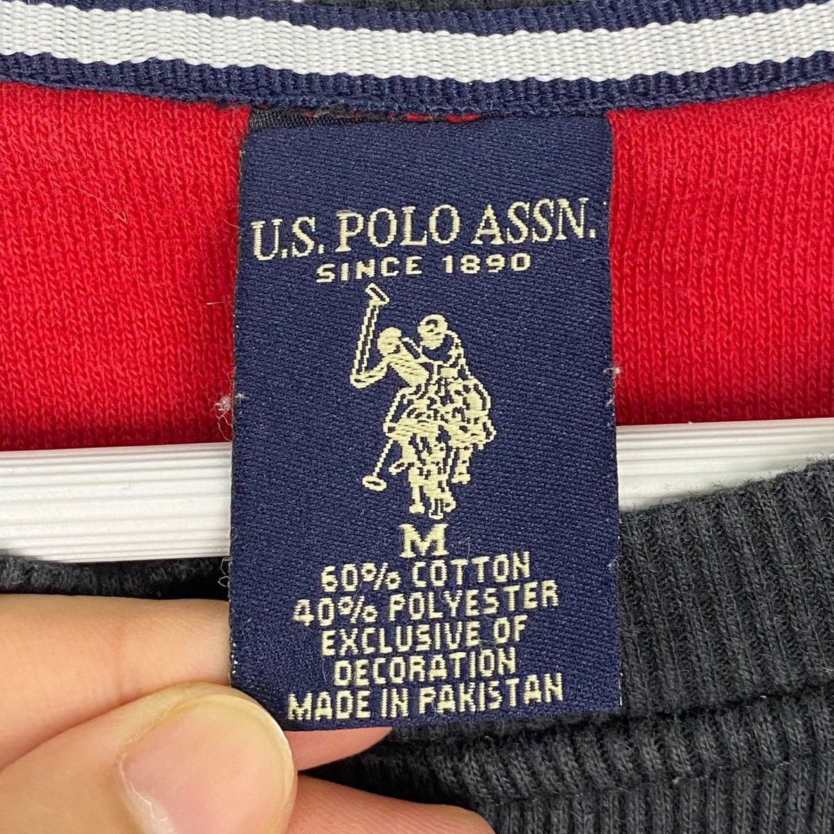 Other Vintage U.S Polo Asson Small Embroidered Black Size L Size US L / EU 52-54 / 3 - 6 Thumbnail