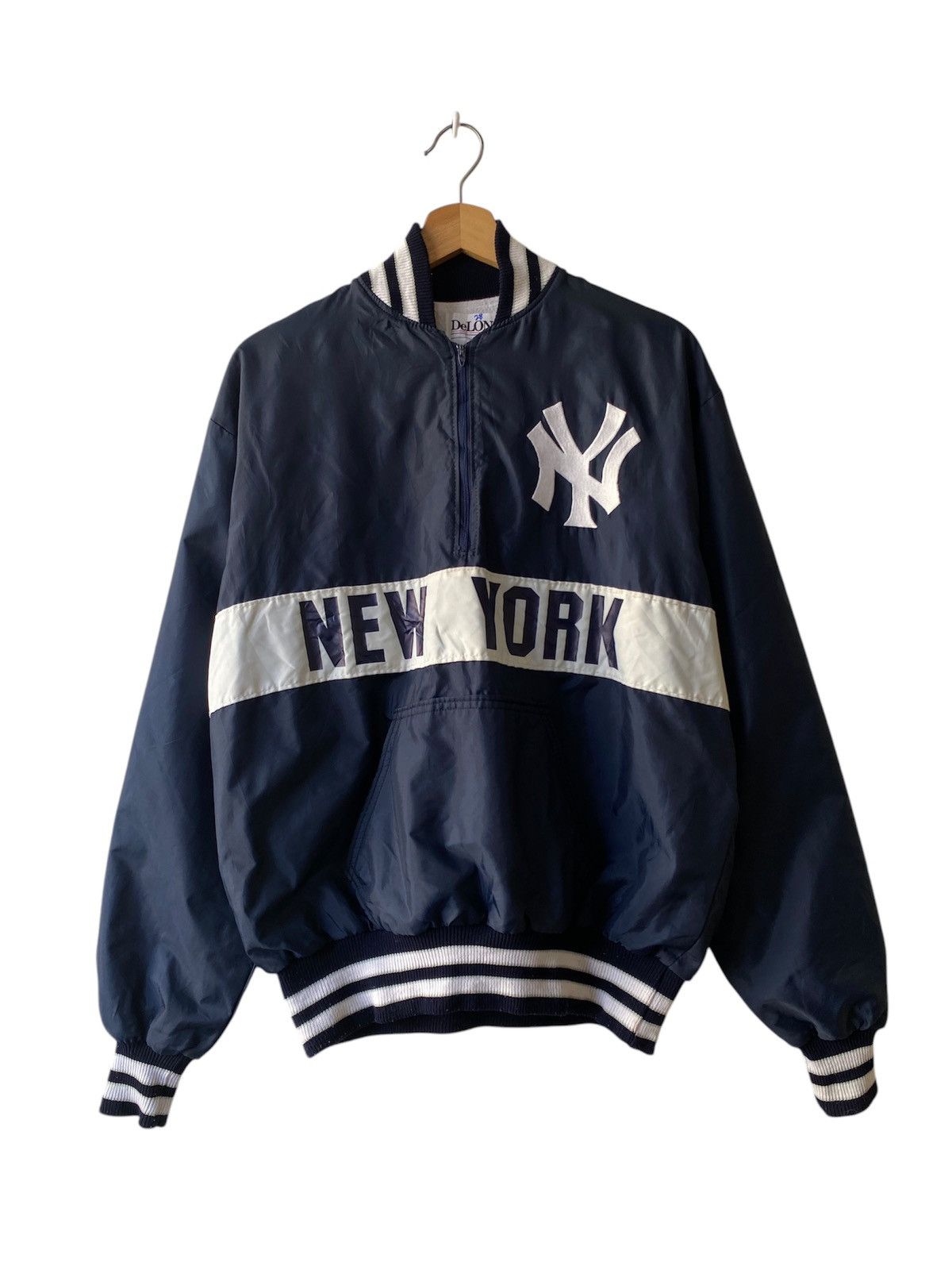 New York Yankees × Vintage Vintage 90s New York Yankees Nylon Jacket Size US M / EU 48-50 / 2 - 1 Thumbnail