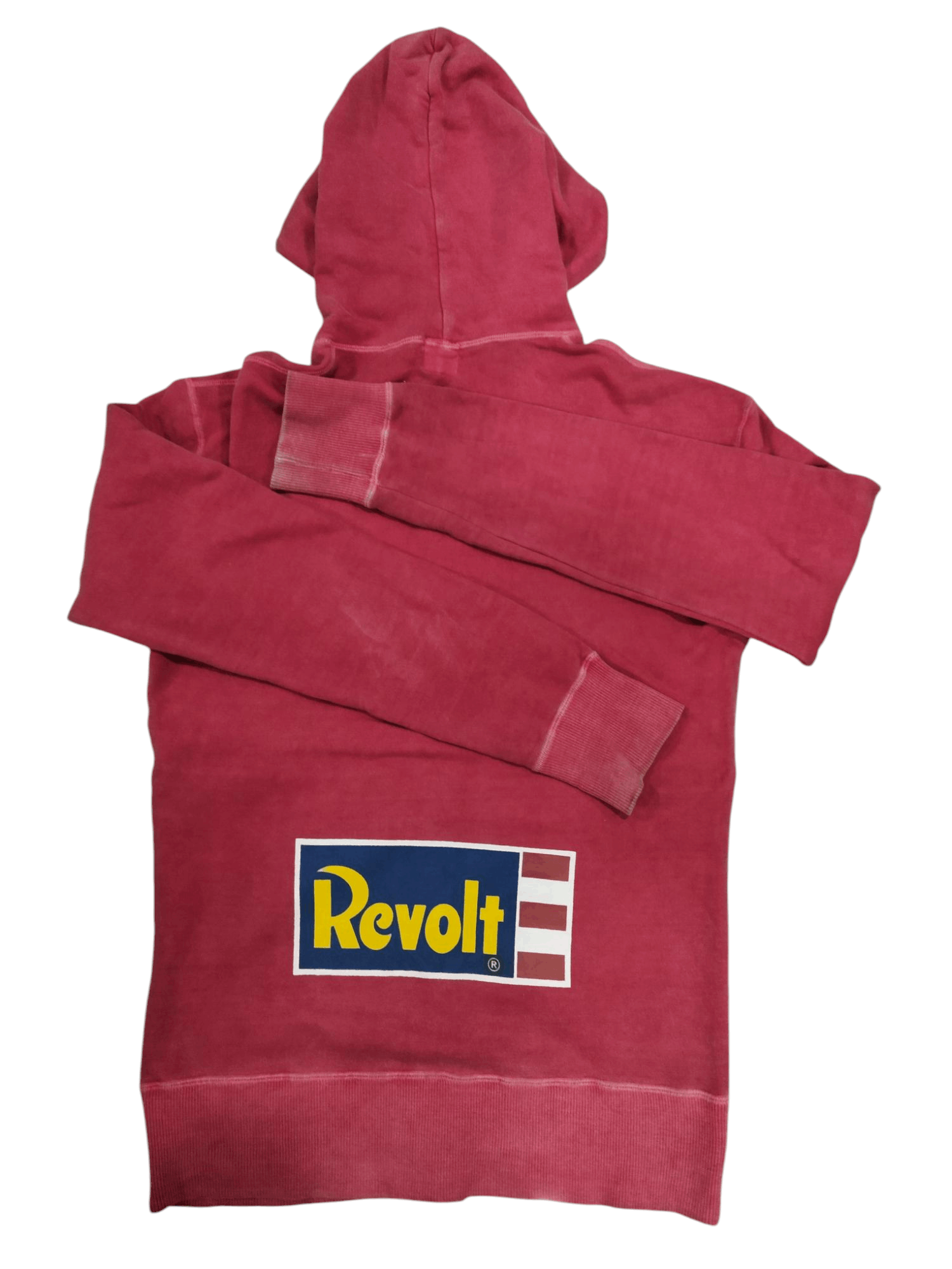 Hypebeast × Hysteric Glamour × Vintage Vtg Hysteric Glamour Revolt Super Fuzz Hoodie Sweatshirt Size US M / EU 48-50 / 2 - 3 Thumbnail