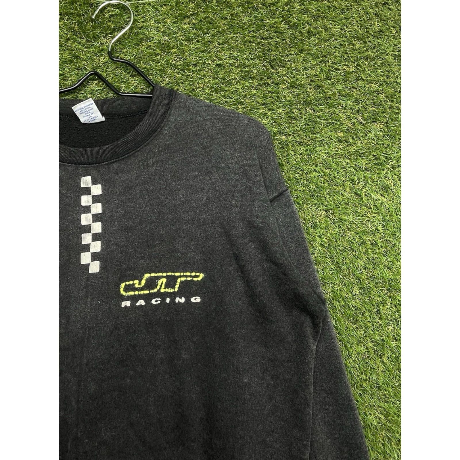 Vintage JT Racing Sweatshirt Mens Large Gray Crewneck Pullover 90s Vintage 00s Casual Moto X Logo Embroidered Mens Large Gray Size US L / EU 52-54 / 3 - 2 Thumbnail