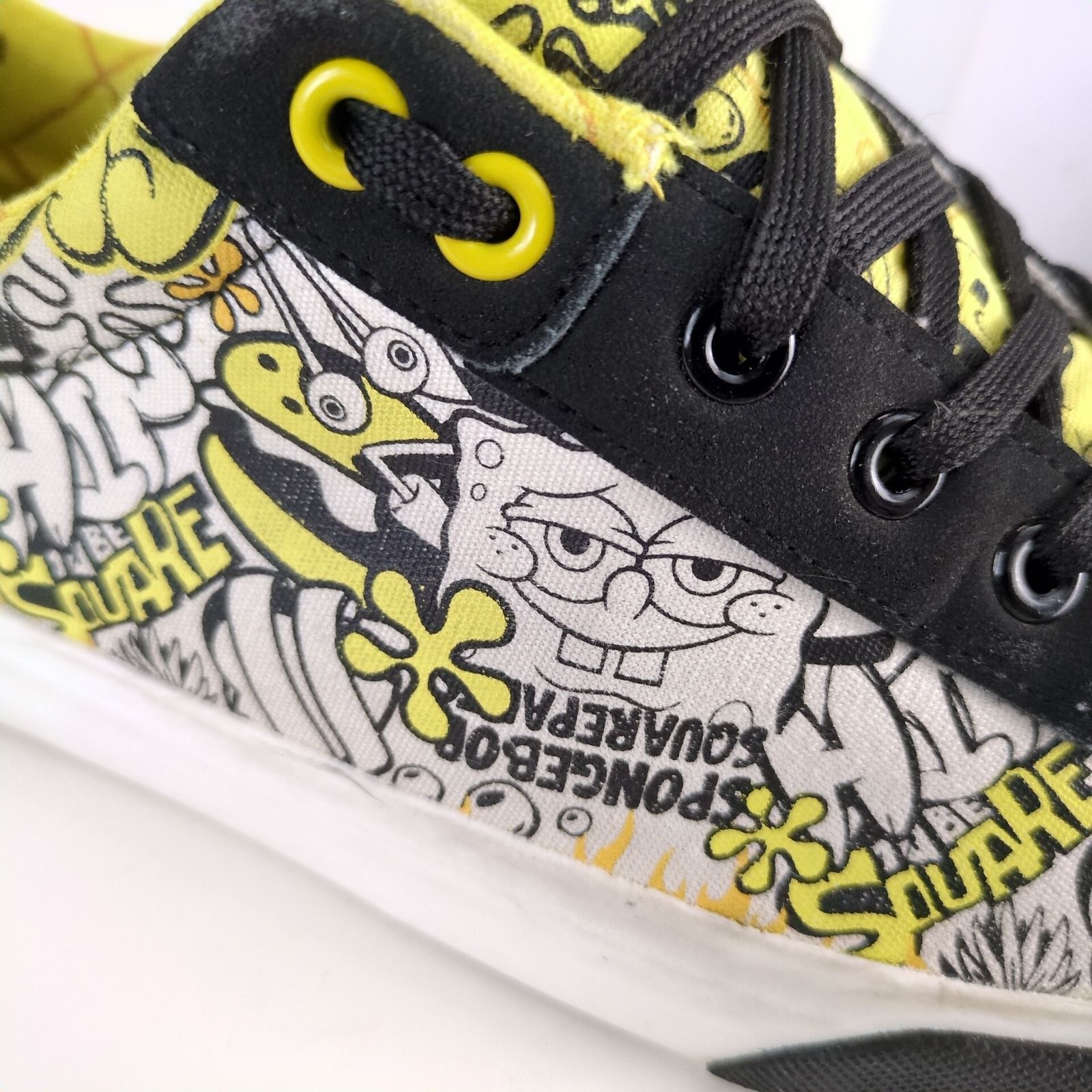 Nickelodeon GroundUp Spongebob Squarepants Men's 8.5 Canvas Sneakers Size US 8.5 / EU 41-42 - 10 Thumbnail