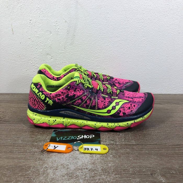 Saucony Saucony Nomad TR Black Neon Pink Yellow Running Women s