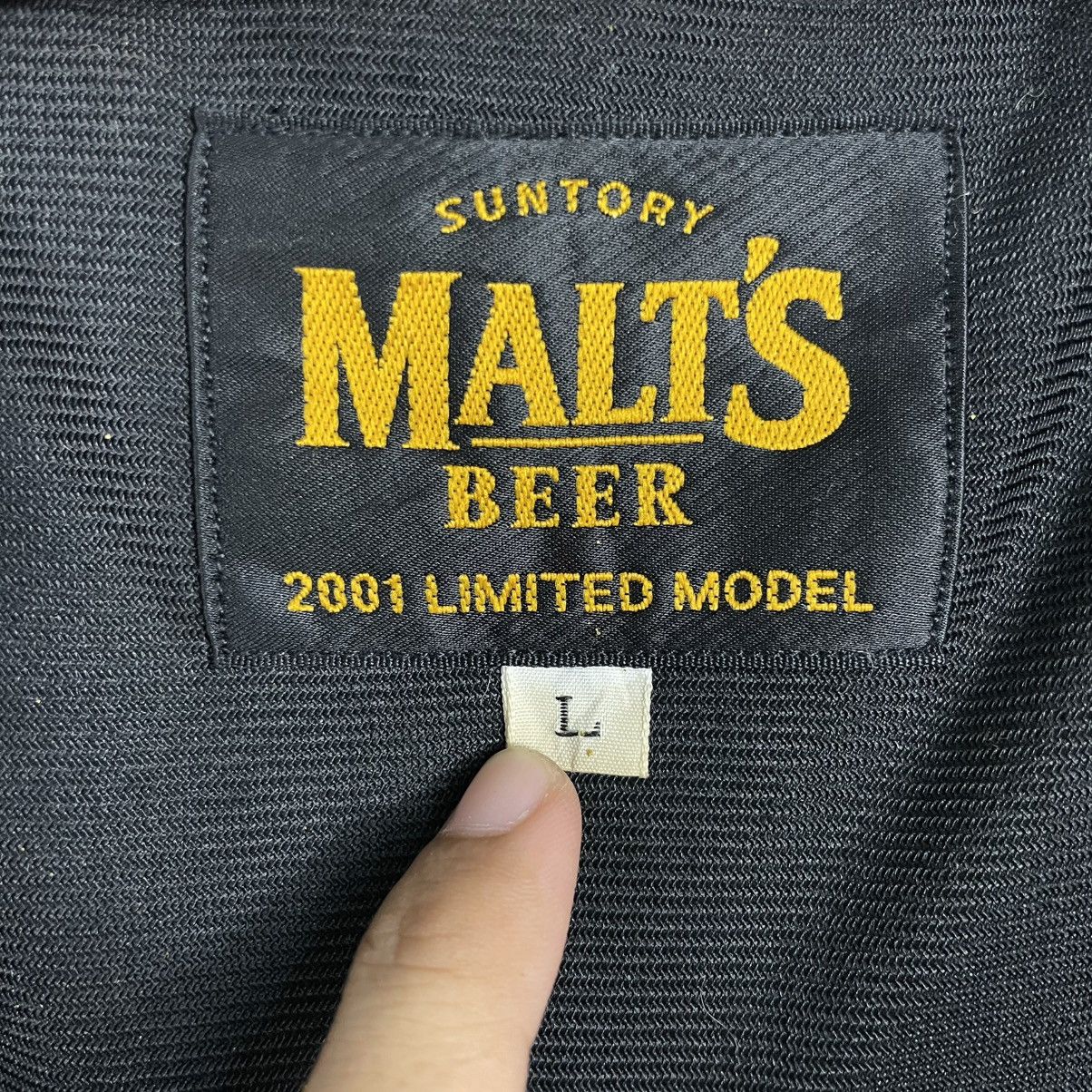 Other Vintage Suntory Malt's Beer Varsity Jacket Size US L / EU 52-54 / 3 - 17 Thumbnail